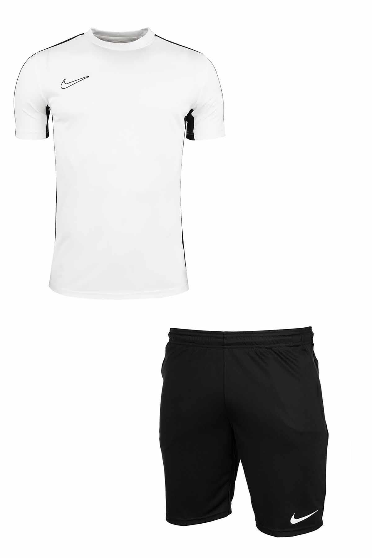 NIKETişörtNike Erkek Şort-Tişört Takım V-1 Erkek Tişört NK1336-100-BEYAZ