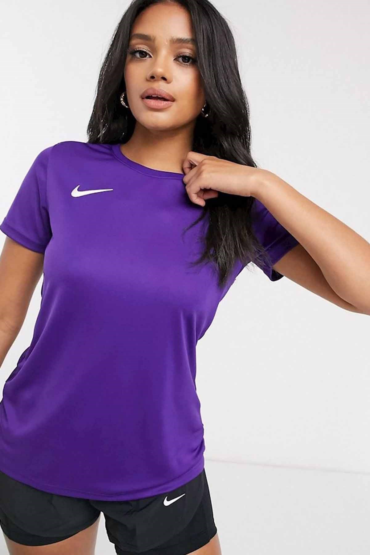 NIKETişörtNike Kadın Spor Tişört Kadın Tişört NK6728-547-MOR