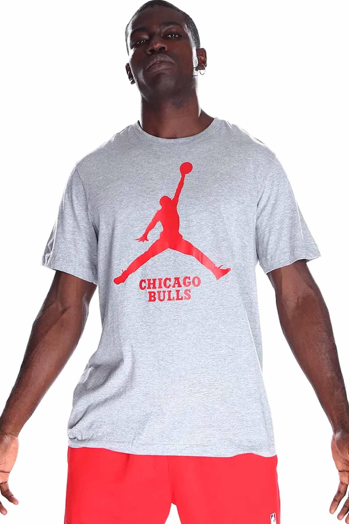 NIKETişörtNike Lal M Es Nba Jdn Ss Tee Erkek Tişört FD1460-063-Gri