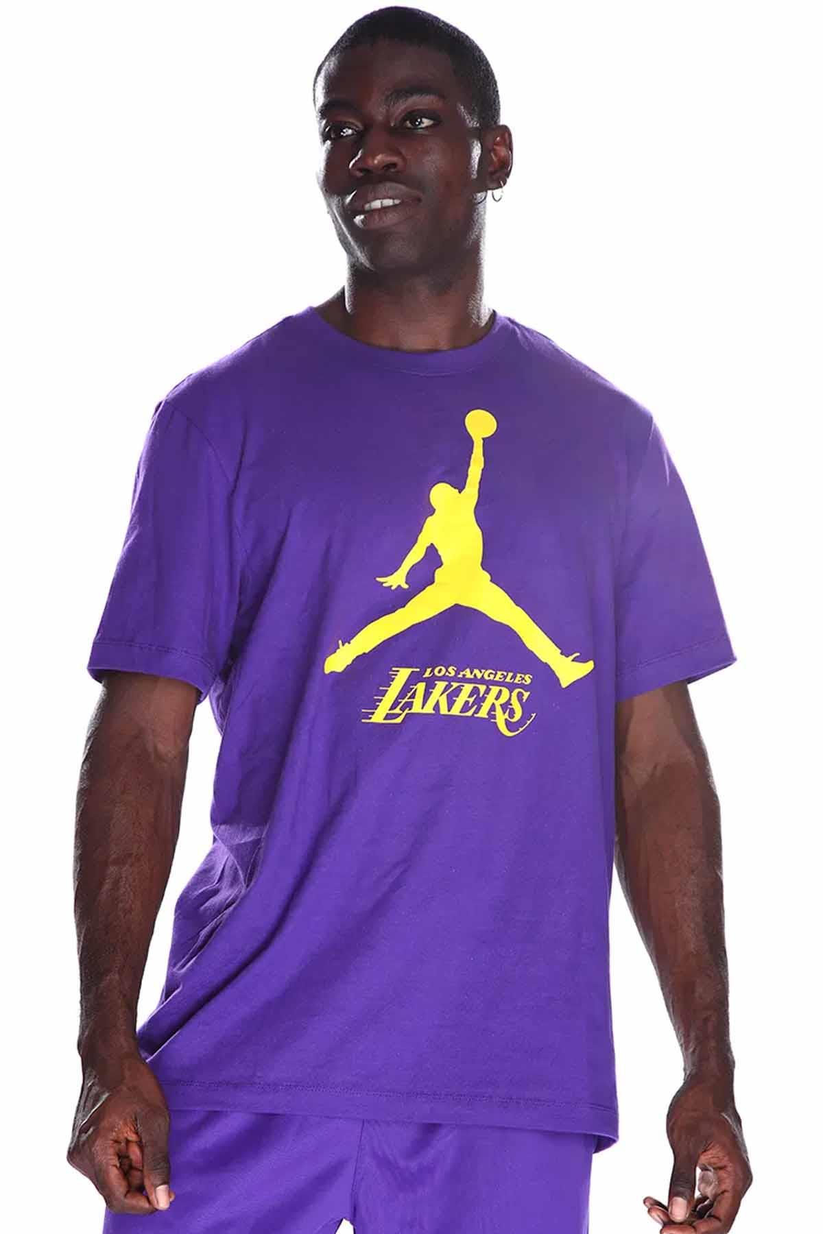 NIKETişörtNike Lal M Es Nba Jdn Ss Tee Erkek Tişört FB9827-504-MOR
