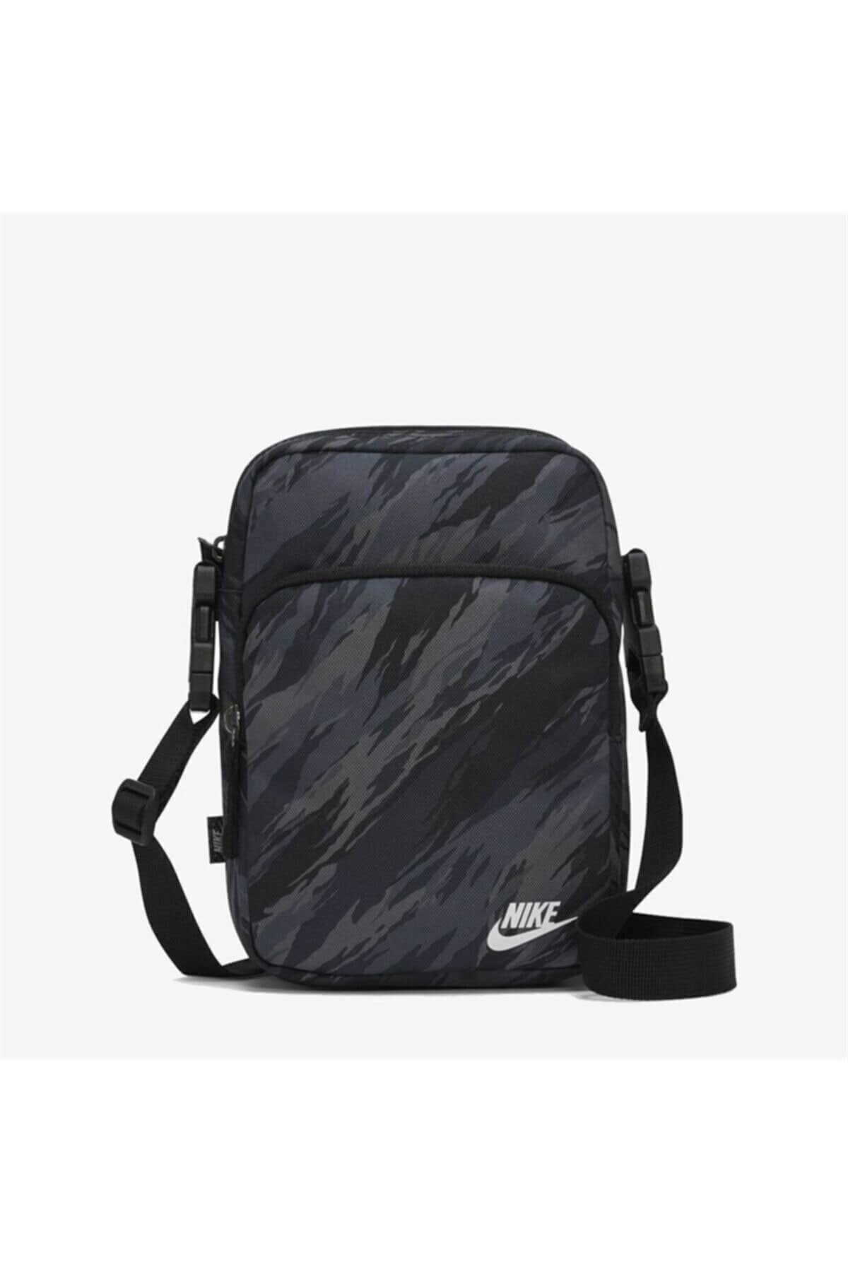 NIKEUfak Omuz ÇantasıNike Heritage Crossbdy  DA7524-010-Siyah-Gri