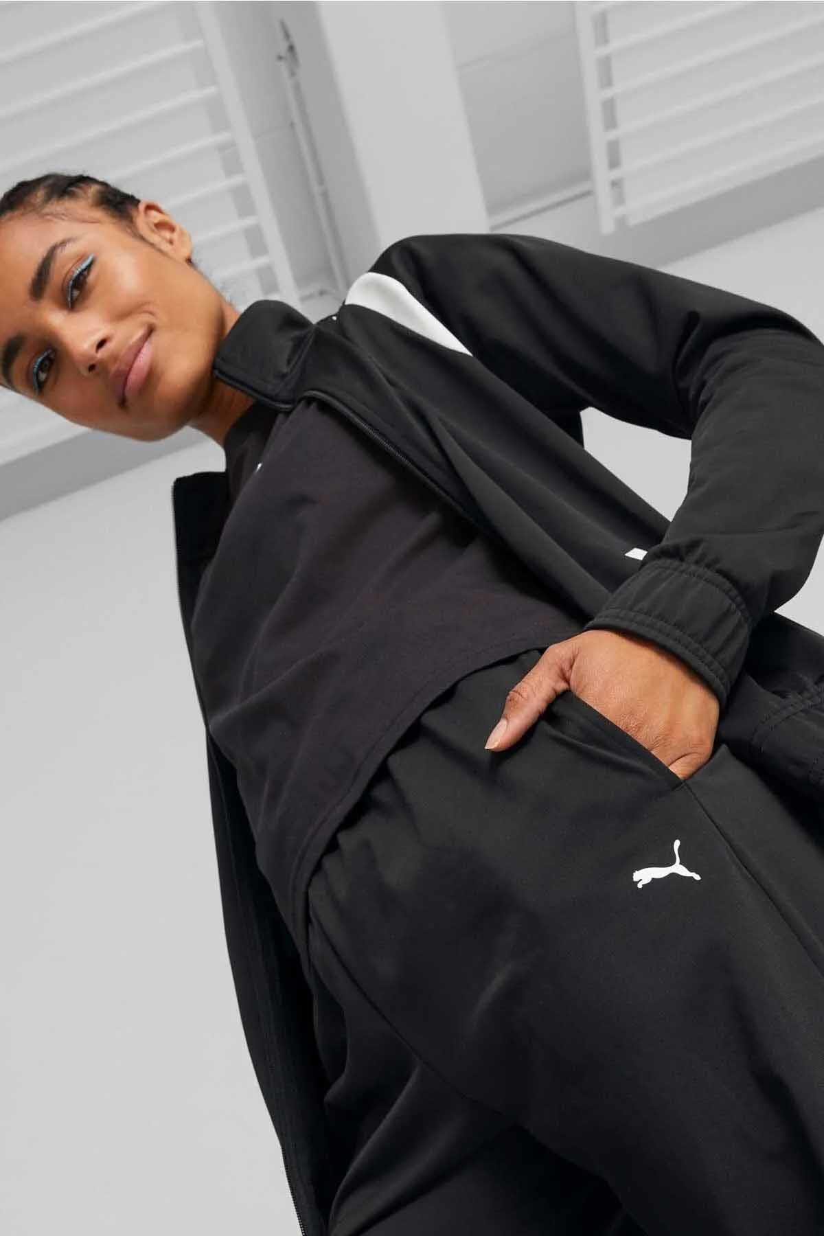 PUMAEşofman TakımPuma Classic Tricot Suit Kadın Eşofman Takım 675234-01 Siyah