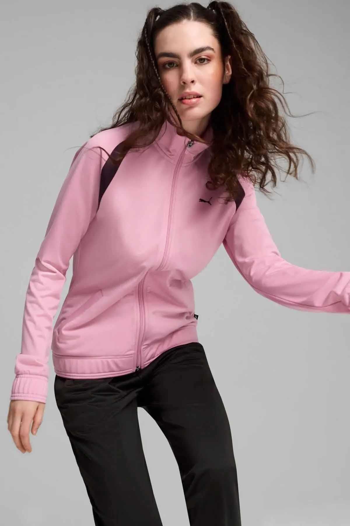 PUMAEşofman TakımPuma Classic Tricot Suit Kadın Eşofman Takım 675234-49 PEMBE