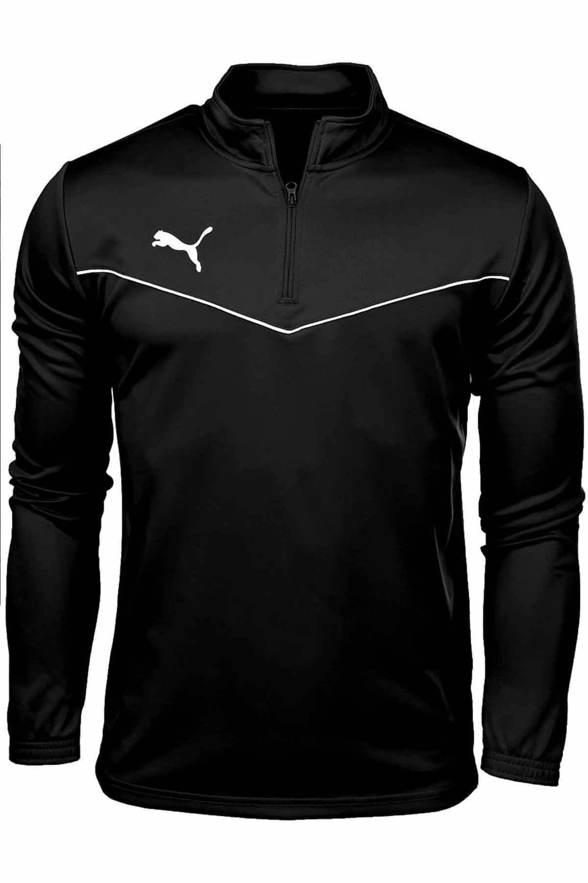 PUMAEşofman ÜstPuma Teamrise Zip Top Erkek Eşofman Üst 657394-03 SIYAH
