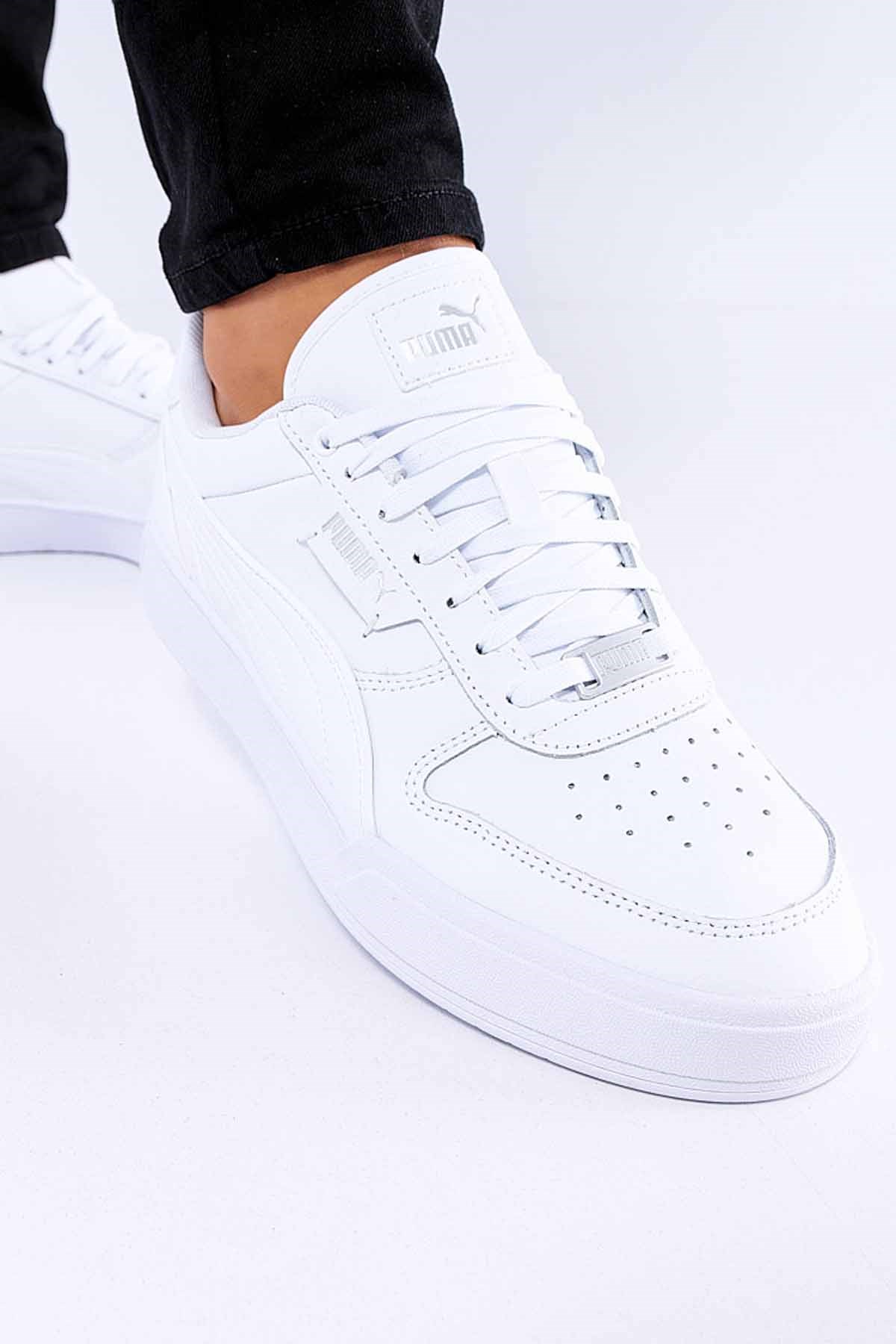 PUMAGünlük SporPuma Beyaz Unisex Sneaker Caven B1 Erkek Günlük Spor Ayakkabı 380810-01RS BEYAZ