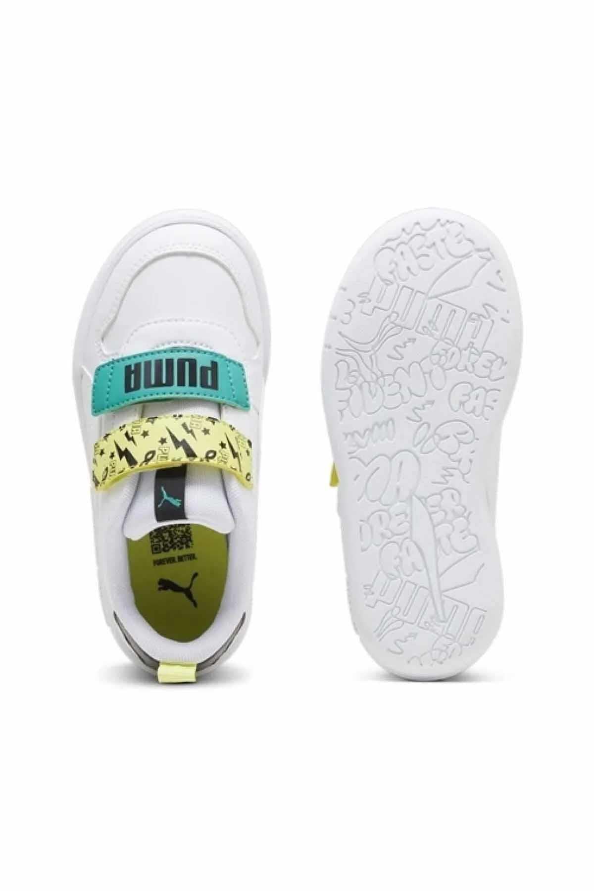 PUMAGünlük SporPuma MultiflexS Masked Hero VPS Çocuk Günlük Spor Ayakkabı 395611-01 BEYAZ