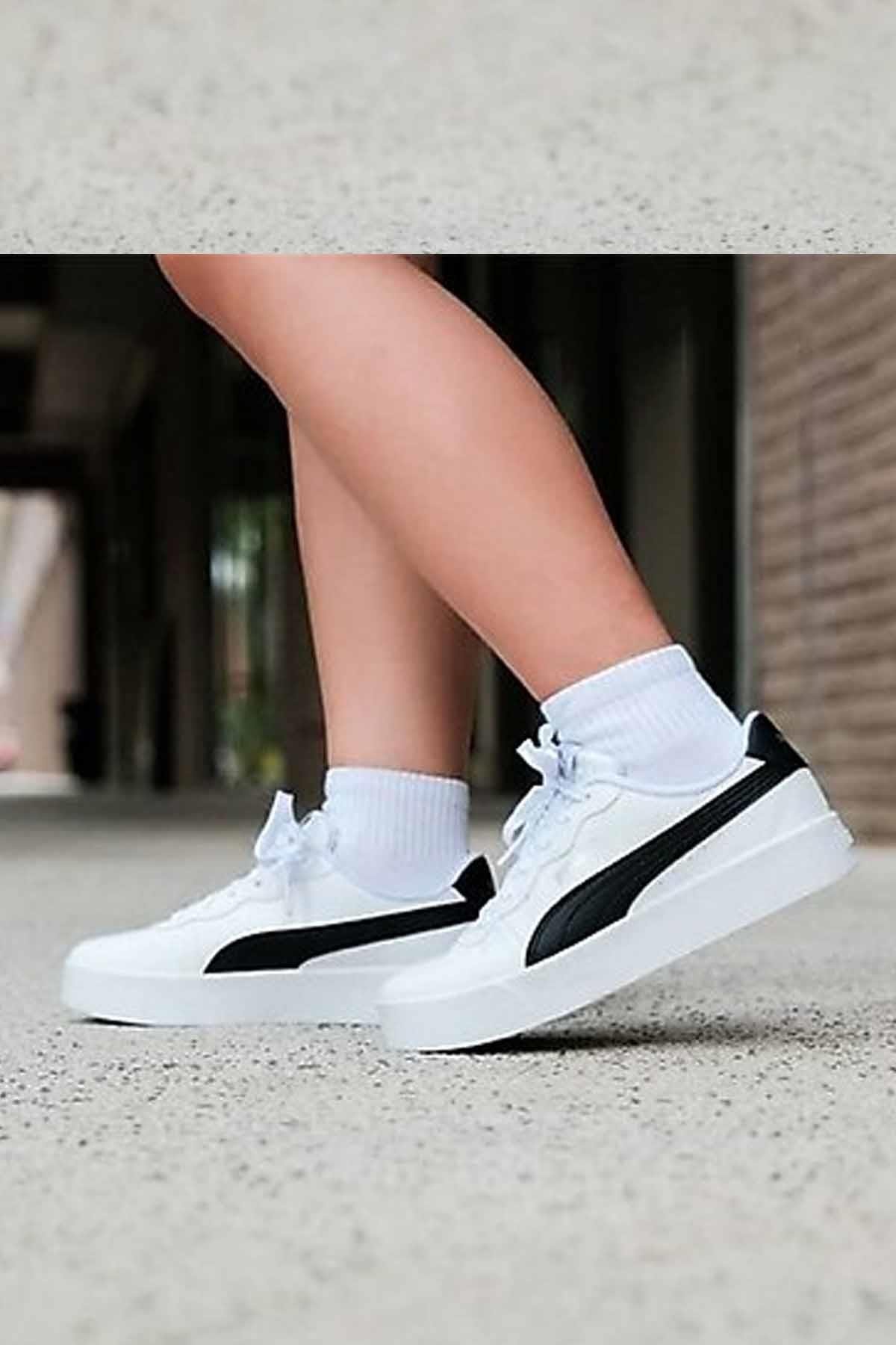 PUMAGünlük SporPuma Skye Clean Kadın Günlük Spor Ayakkabı 380147-04 BEYAZ-SYH