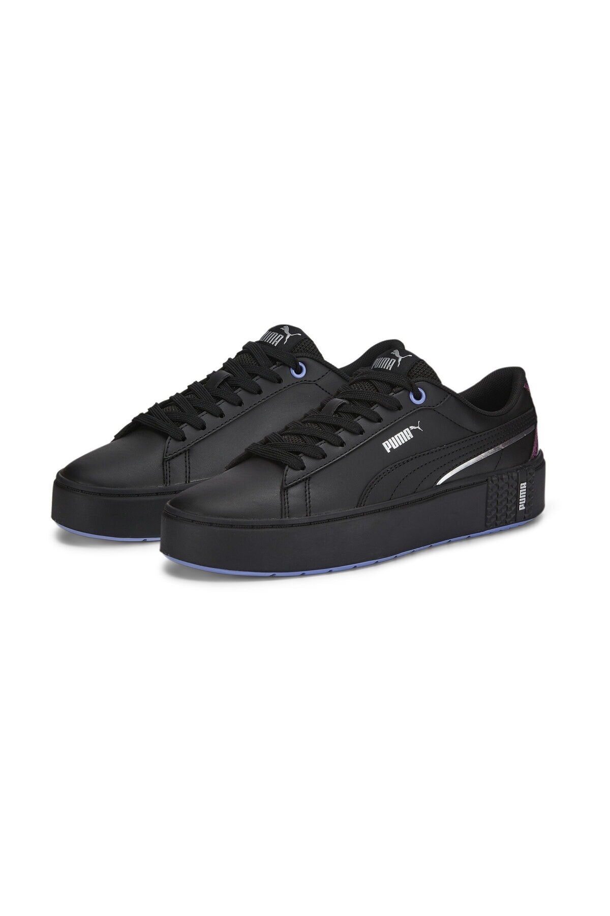 PUMAGünlük SporPuma Smash Platform v2 Night Out Kadın Günlük Spor Ayakkabı 386411 02 SIYAH