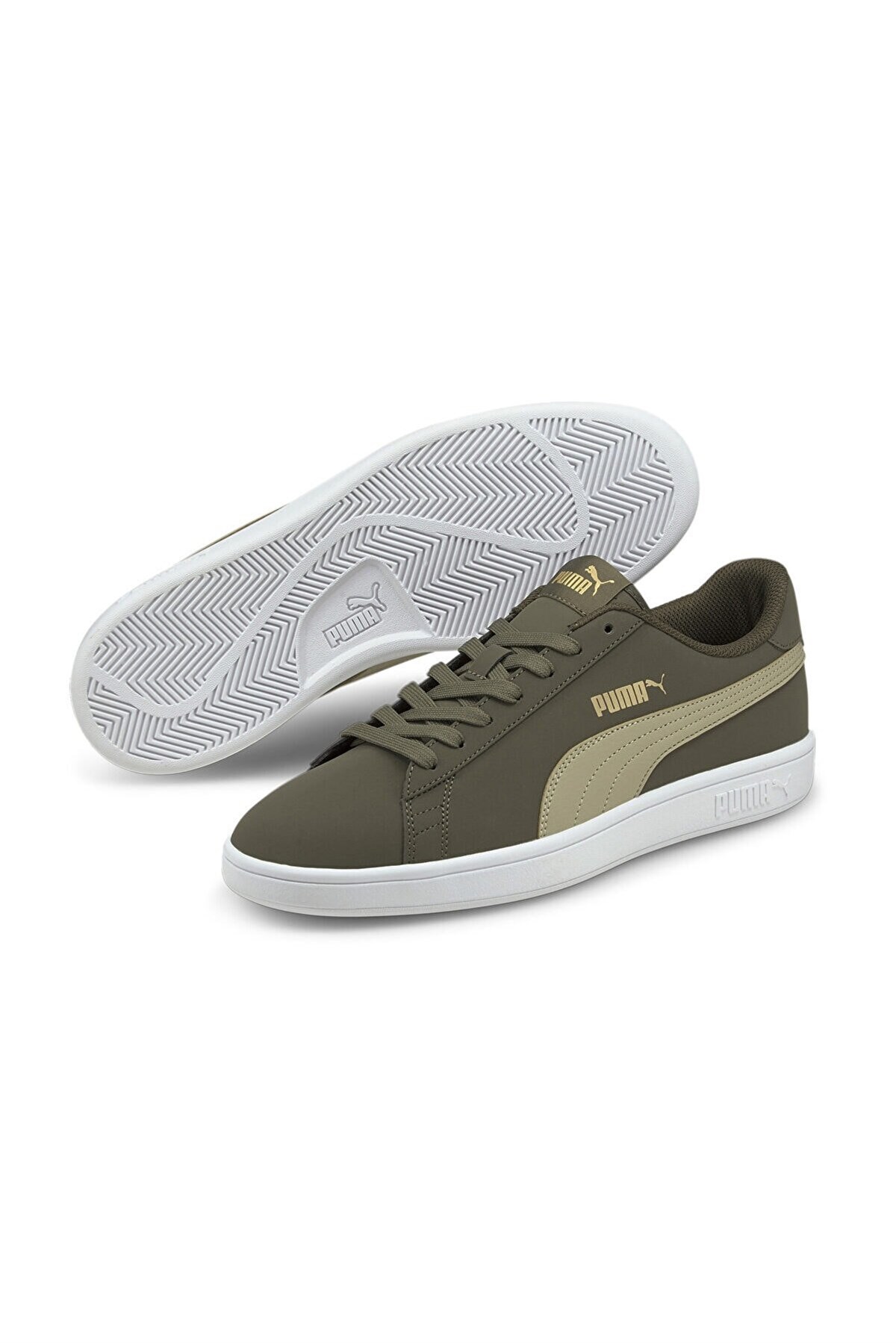 PUMAGünlük SporPuma Smash v2 Buck B1 Erkek Günlük Spor Ayakkabı 365160-47RS Haki