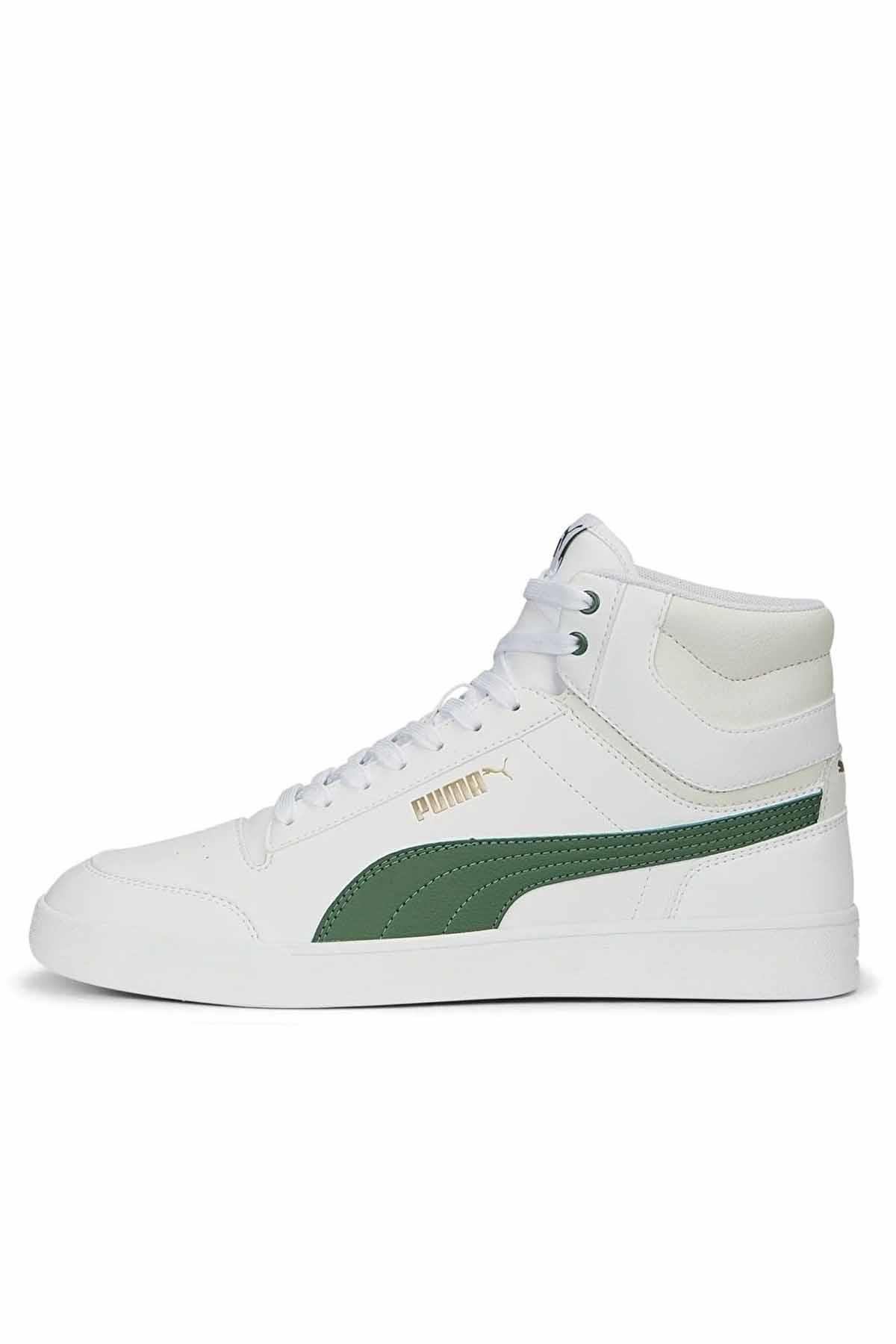 PUMAGünlük SporPuma Sneakers Shuffle Unisex Günlük Spor Ayakkabı 380748-12 Beyaz-Yeşl