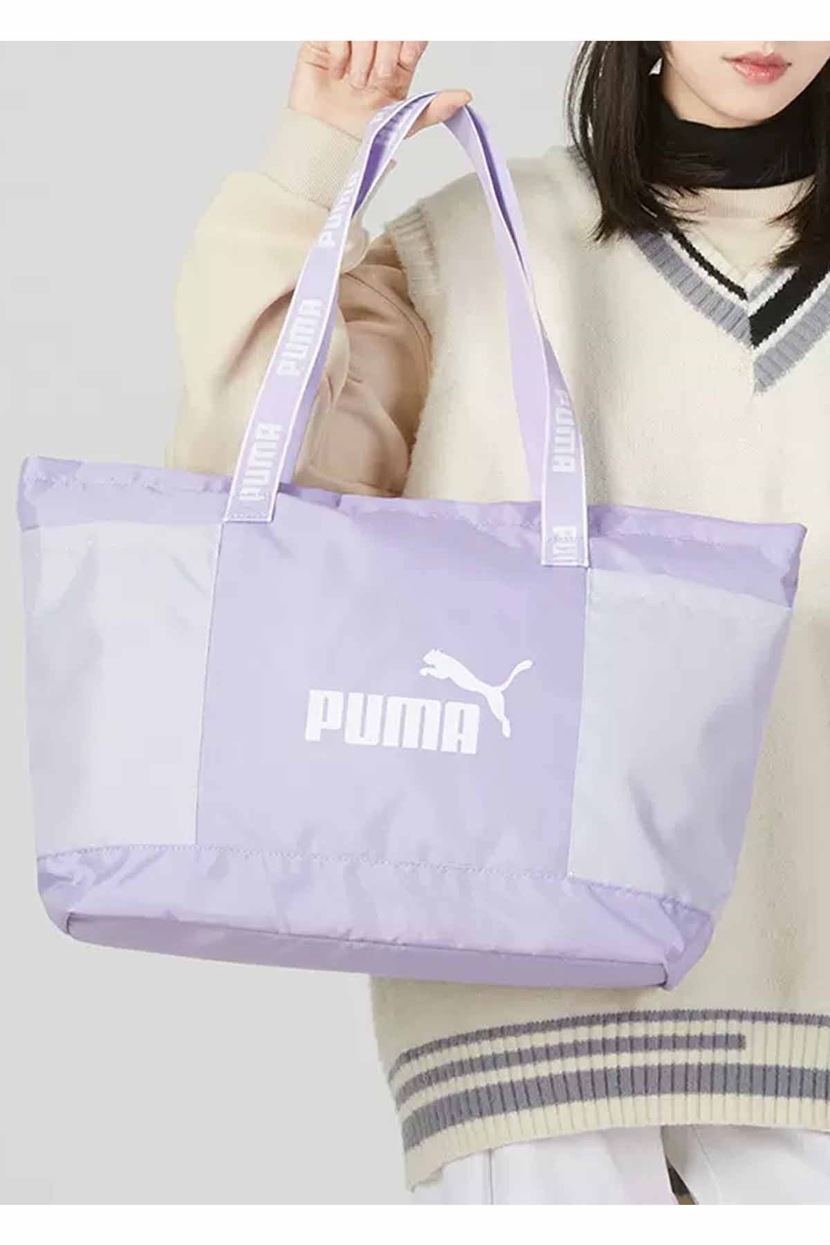 PUMAOmuz ÇantaPuma Core Base Plaj Çantası Kadın Omuz Çanta 079464-02 Lila