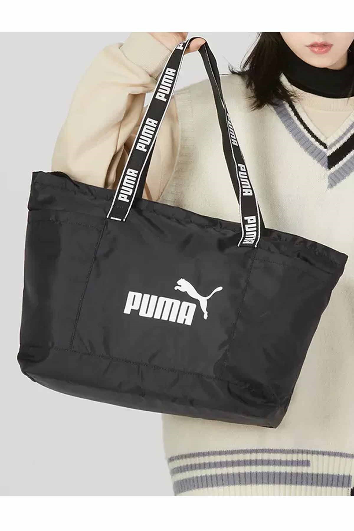 PUMAOmuz ÇantaPuma Core Base Plaj Çantası Kadın Omuz Çanta 079464-01 Siyah