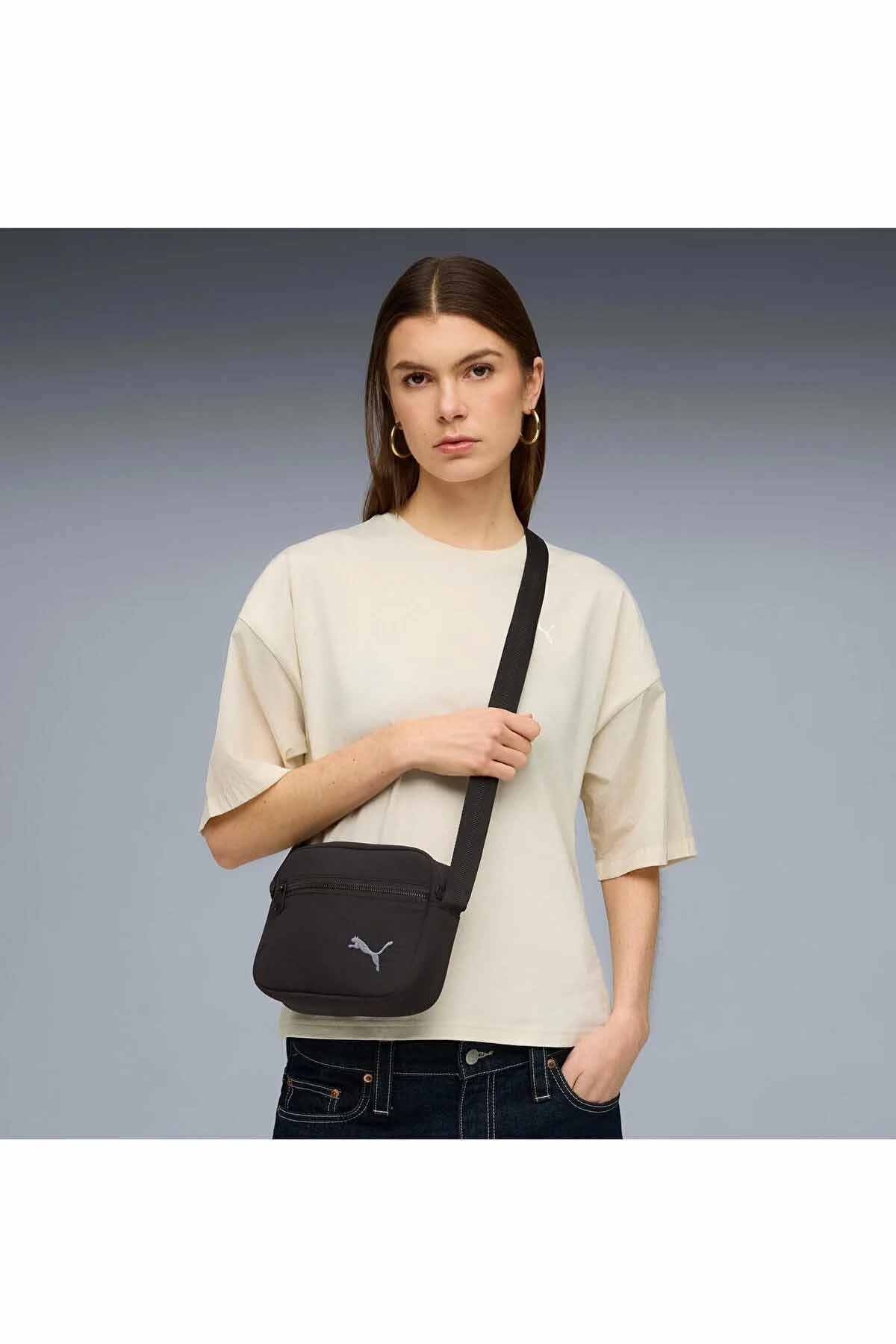 PUMAOmuz ÇantaPuma HER Crossbody Bag Kadın Omuz Çanta 092184-01 Siyah