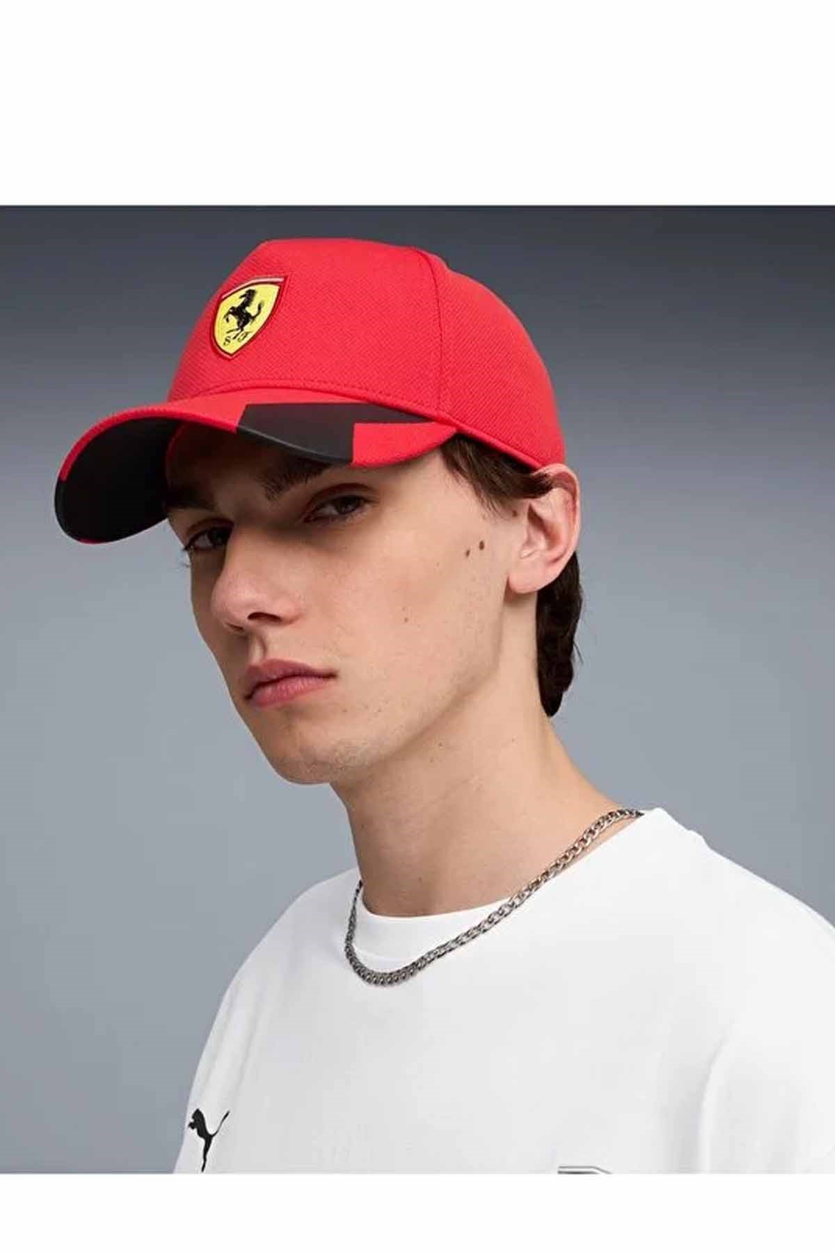 PUMAŞapkaPuma FERRARI BB Cap Unisex Şapka 026891-01 Kırmızı