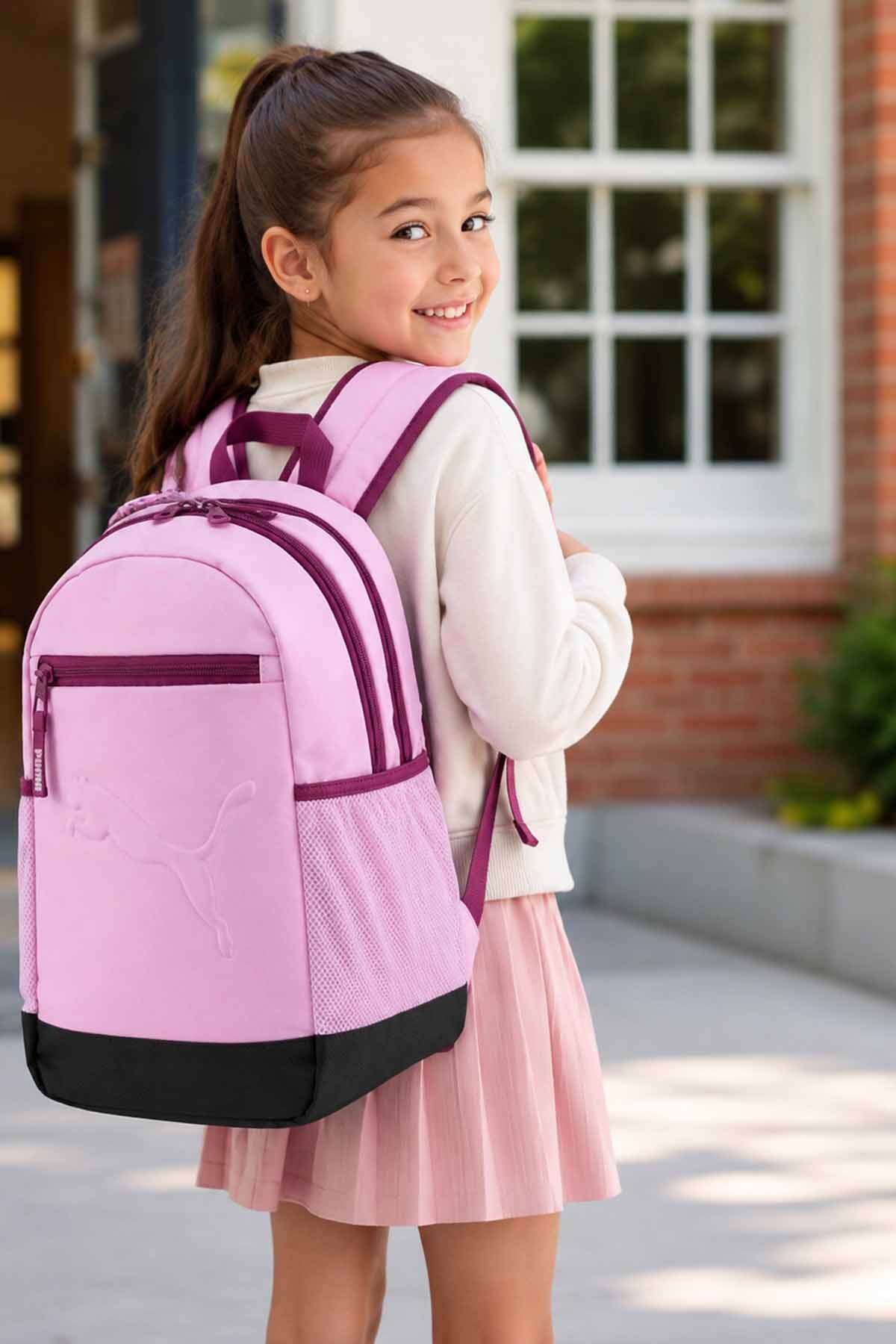 PUMASırt ÇantasıPuma PUMA BUZZ Small Backpack Unisex Sırt Çantası 091327-08PEMBE