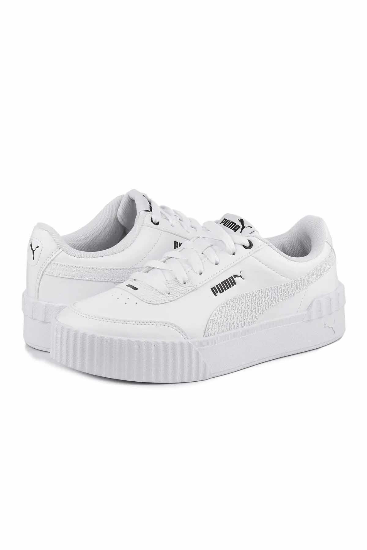 PUMASneakerPuma Carina Lift Mono Kadın Sneaker Ayakkabı 386405-02 BEYAZ