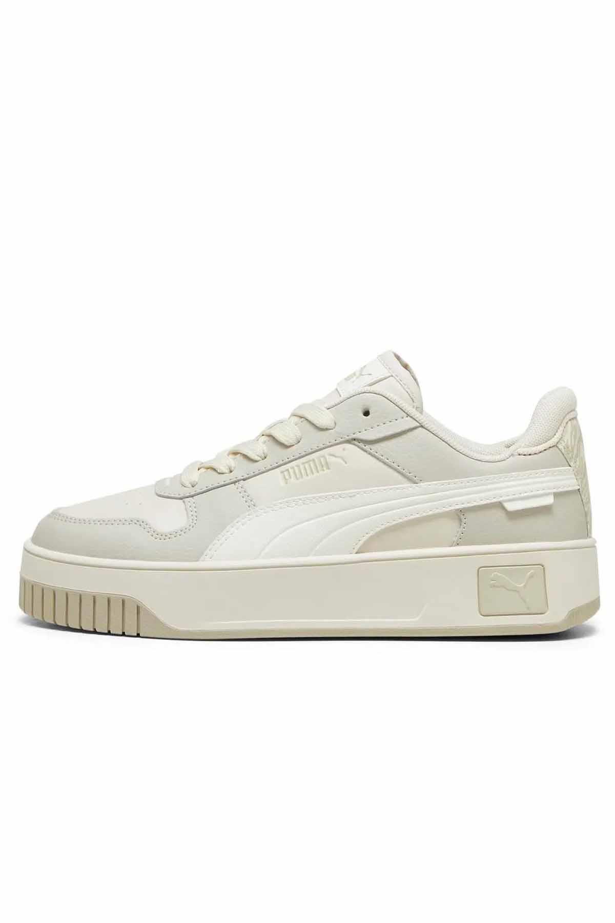 PUMASneakerPuma Carina Street Kadın Sneaker Ayakkabı 398921-01 Bej