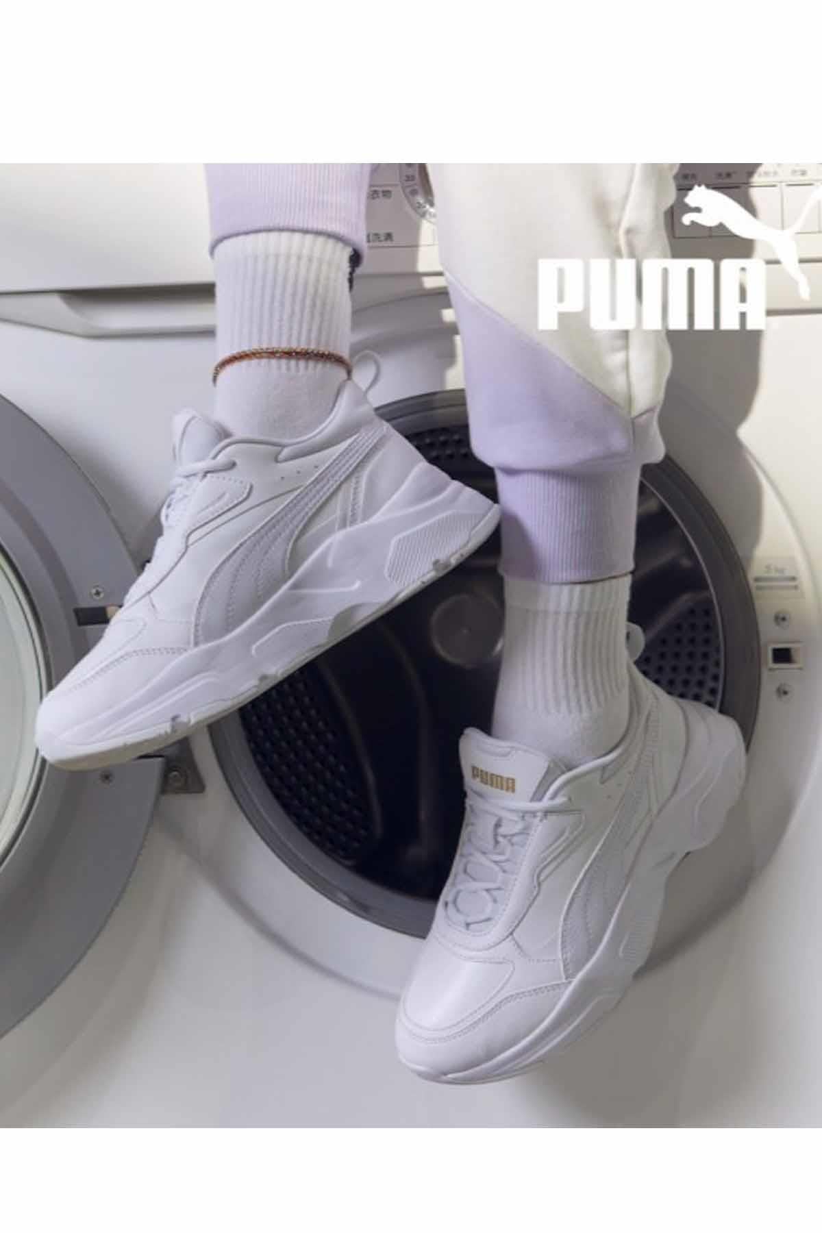 PUMASneakerPuma Cassia SL Kadın Sneaker Ayakkabı 385279-01 BEYAZ