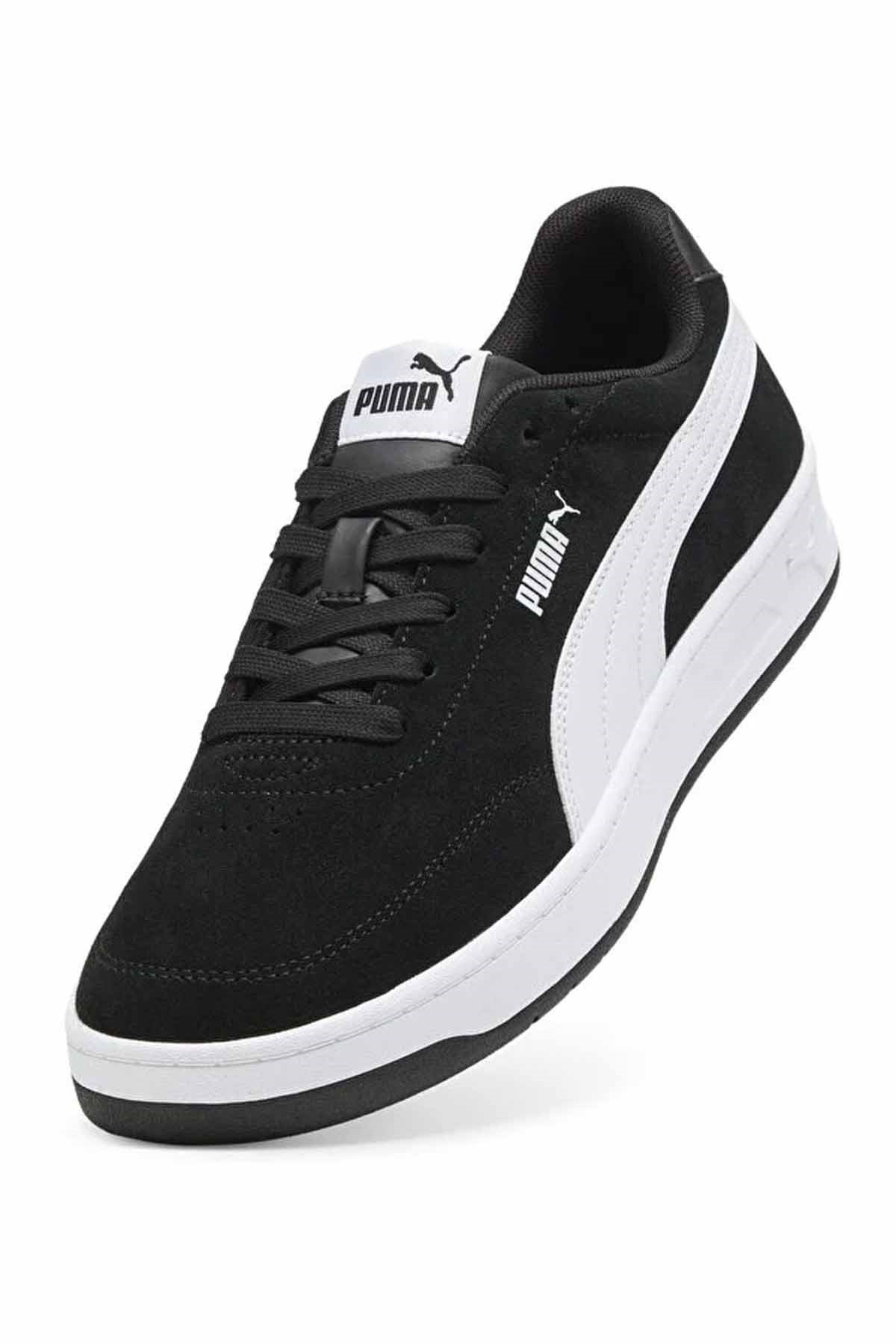 PUMASneakerPuma Court Classic Clean Süet Unisex Sneaker 402680-01Siyah-Byz