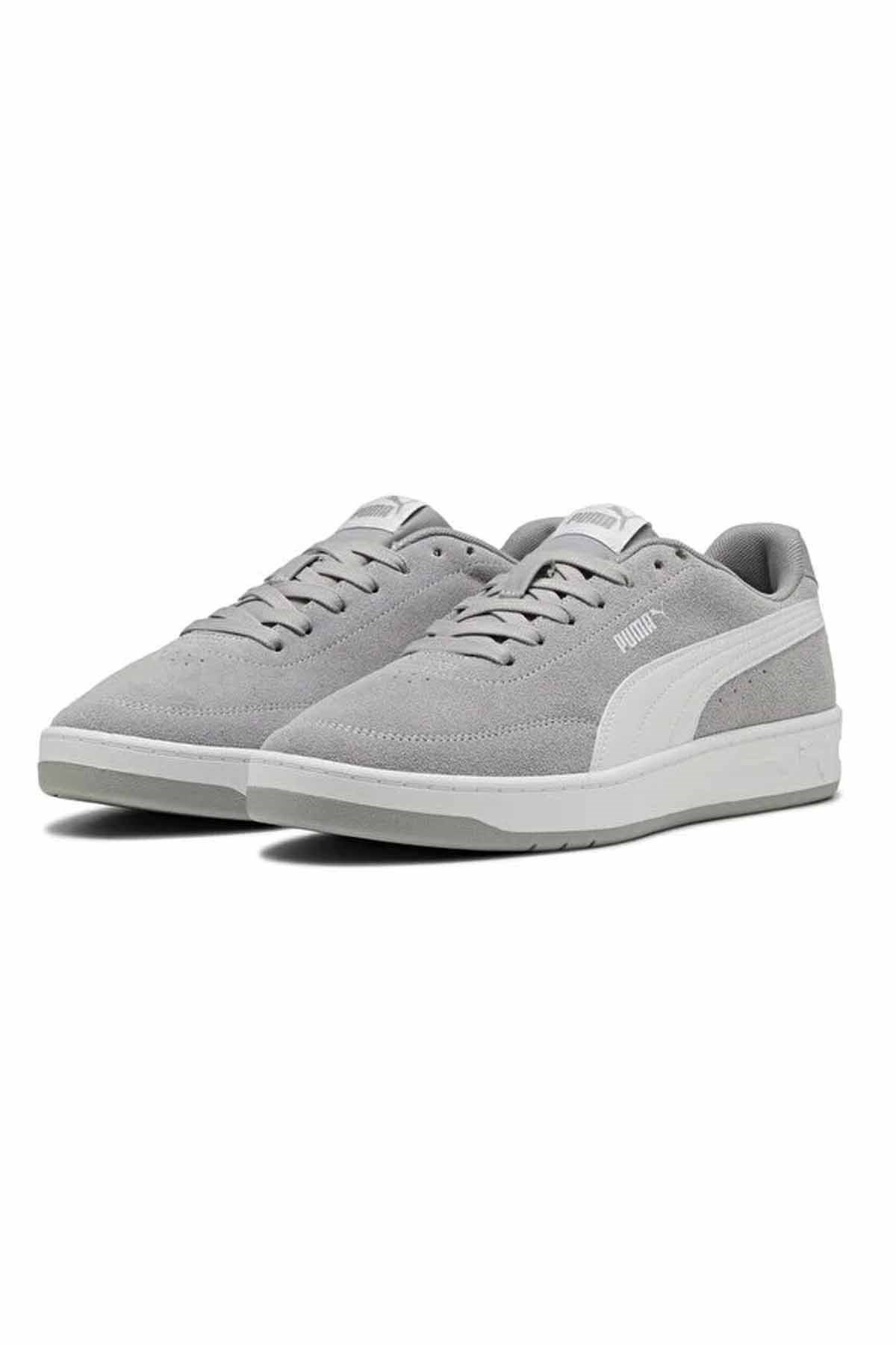 PUMASneakerPuma Court Classic Clean Süet Unisex Sneaker 402680-03Gri
