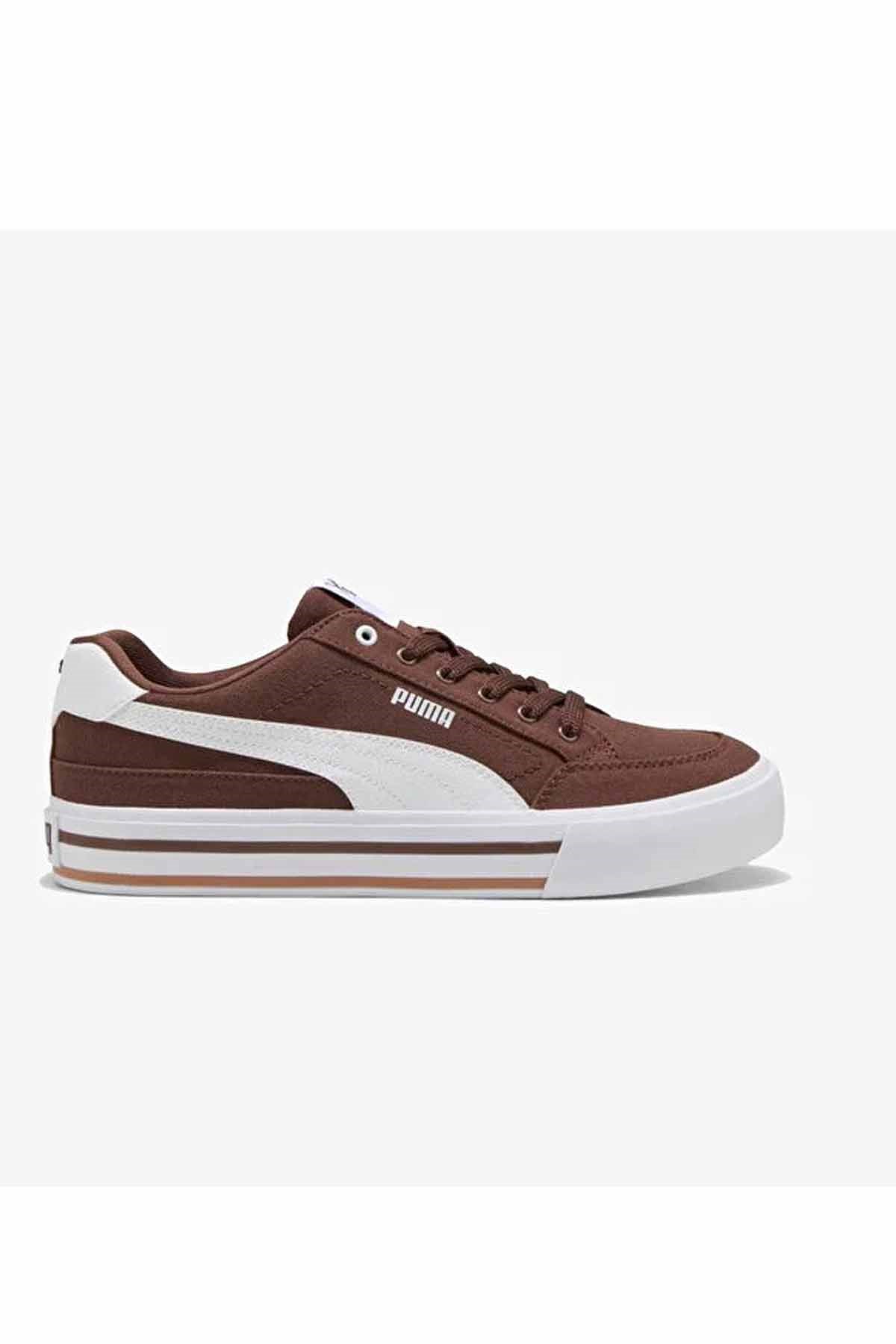 PUMASneakerPuma Court Classic Vulc FS Unisex Sneaker Ayakkabı 396353-34 Kahverengi