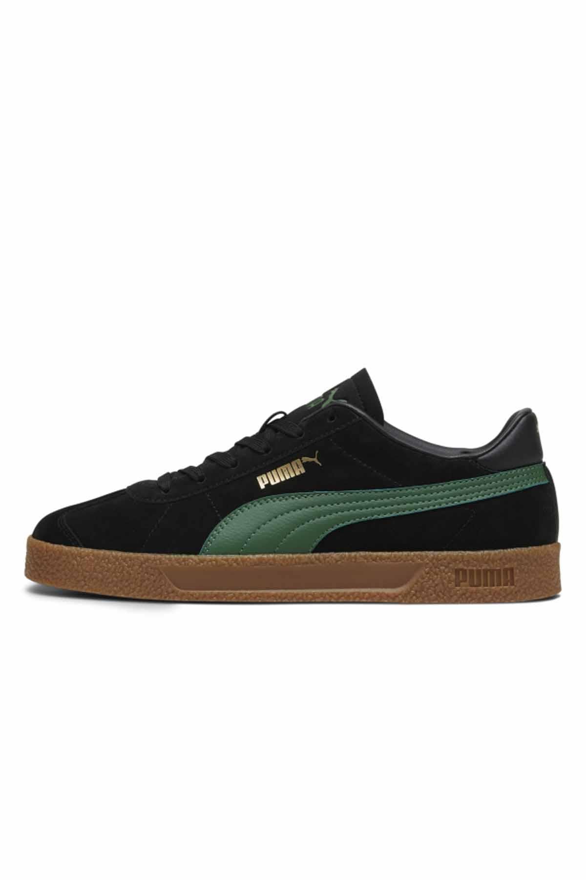 PUMASneakerPuma Erkek Spor Ayakkabı Club Erkek Sneaker Ayakkabı 381111-27 Siyah-YŞL
