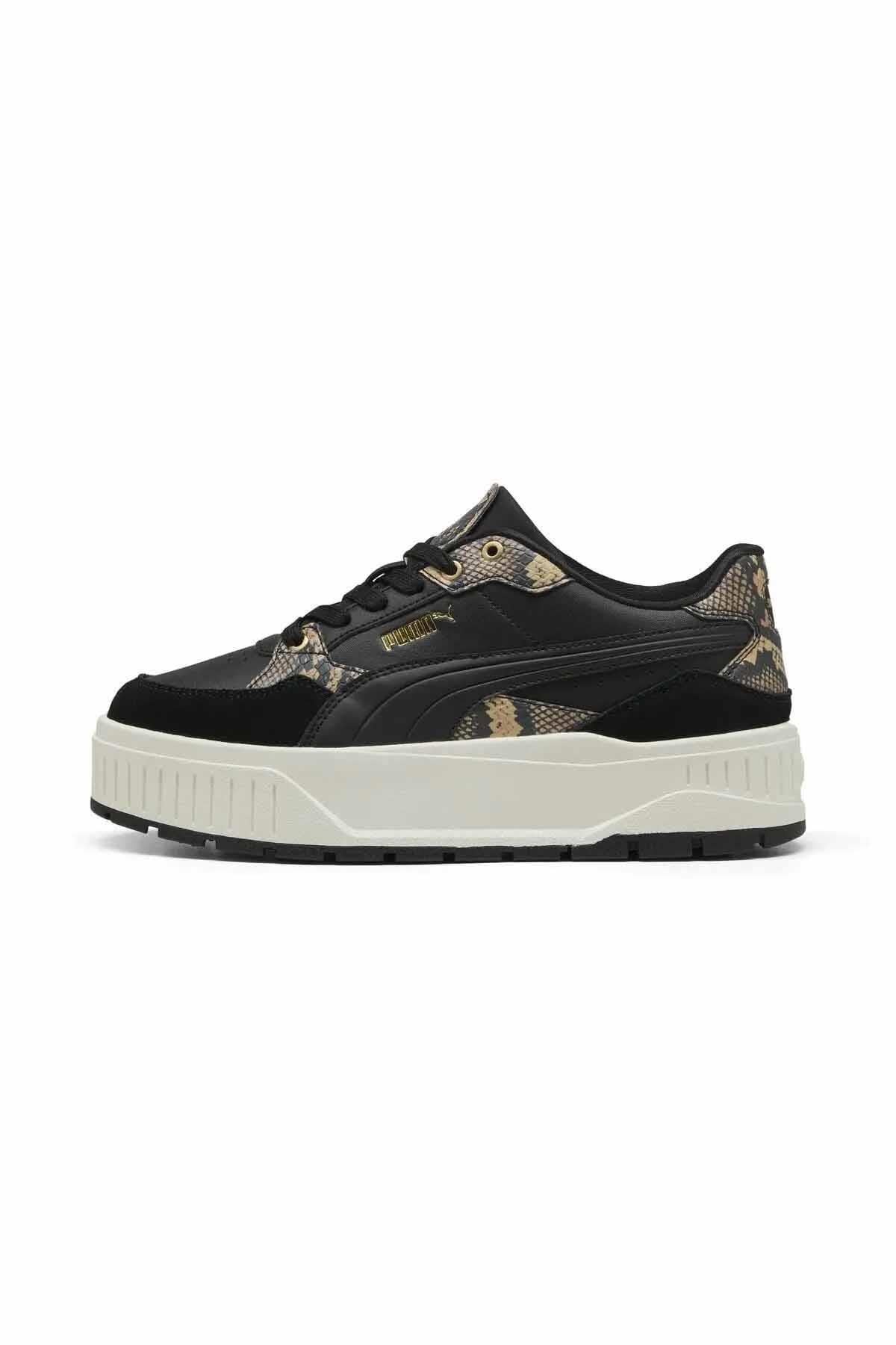PUMASneakerPuma Karmen II Idol Snake Chic Kadın Sneaker Ayakkabı 400395-02 Siyah
