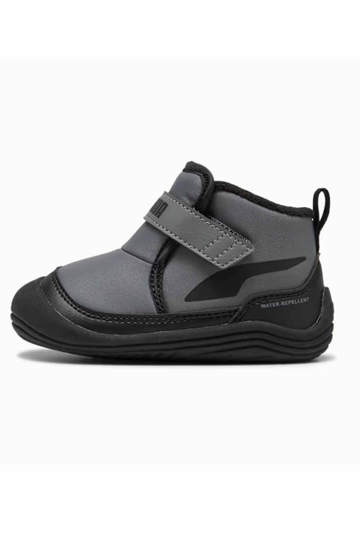 PUMASneakerPuma Kitten Mid V Inf Çocuk Sneaker 407458-01Gri/Siyah