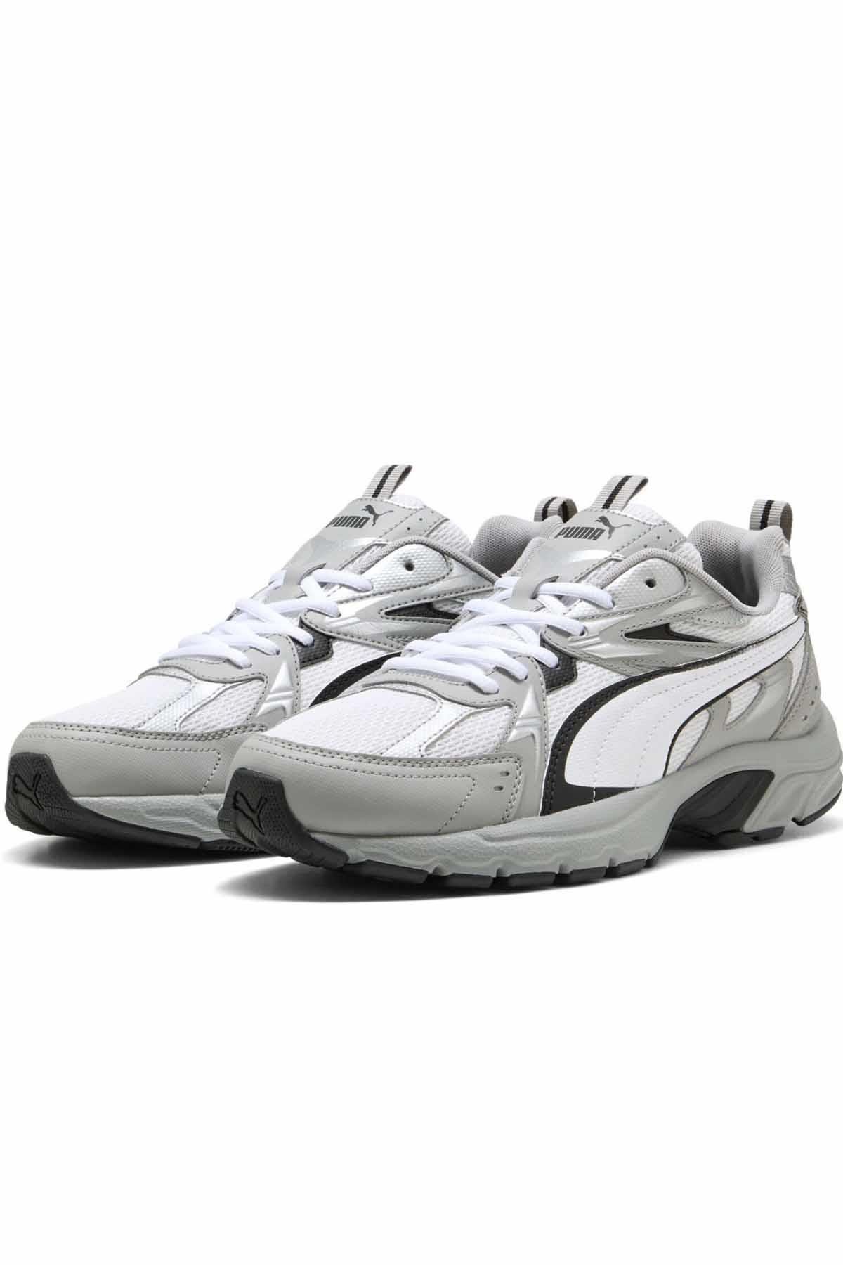 PUMASneakerPuma Milenio Tech-Club Unisex Sneaker Ayakkabı 402623-06 Beyaz-Gri