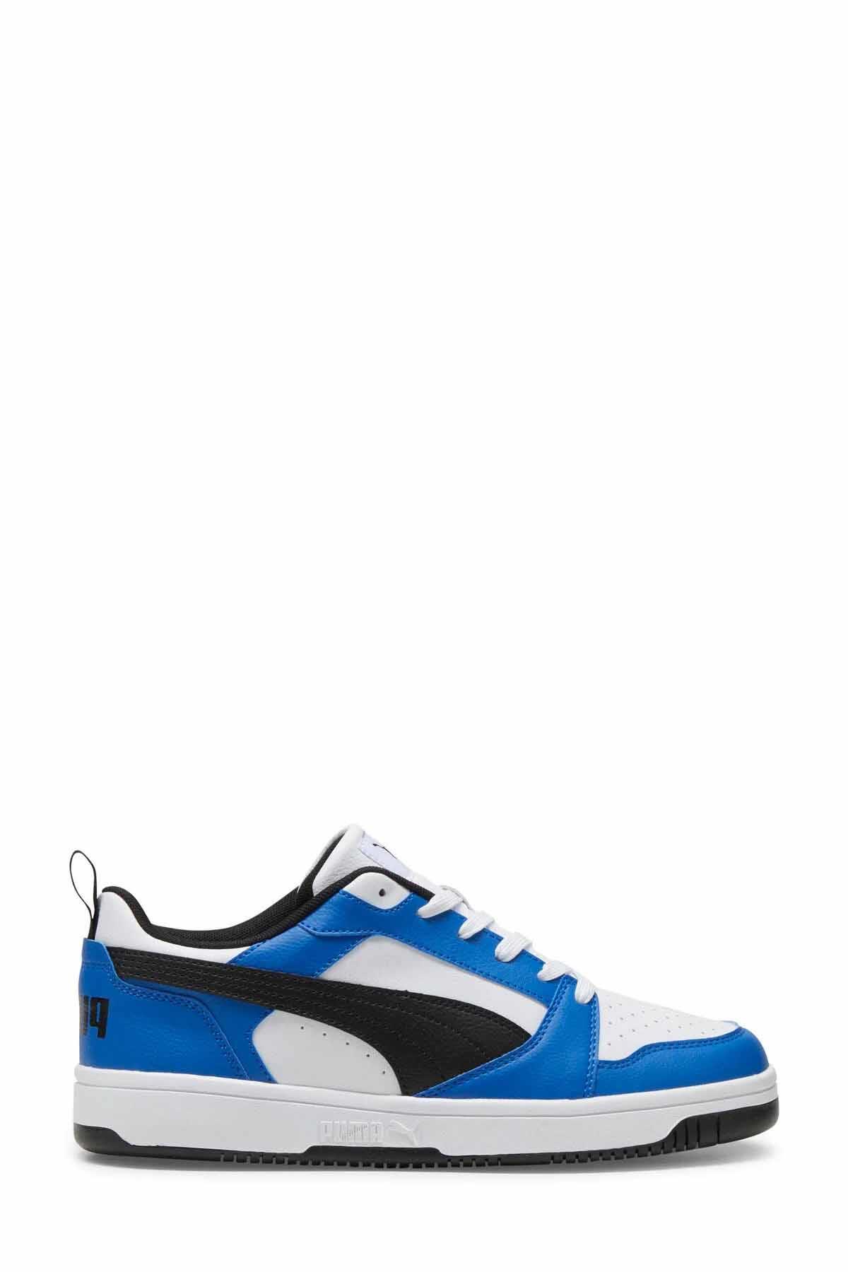 PUMASneakerPuma Rebound V6 Low Unisex Sneaker Ayakkabı 392328-16 Beyaz-Mavi