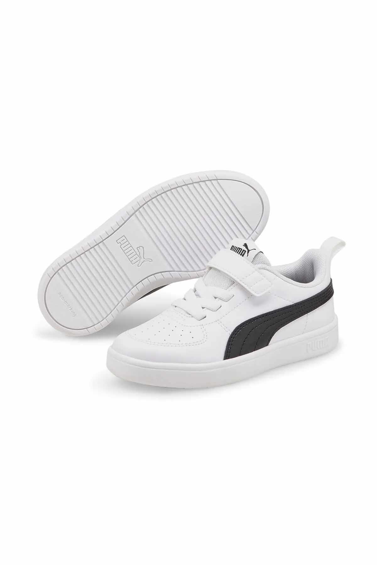 PUMASneakerPuma Rickie AC+ PS Çocuk Sneaker Ayakkabı 385836-03 BEYAZ-SYH