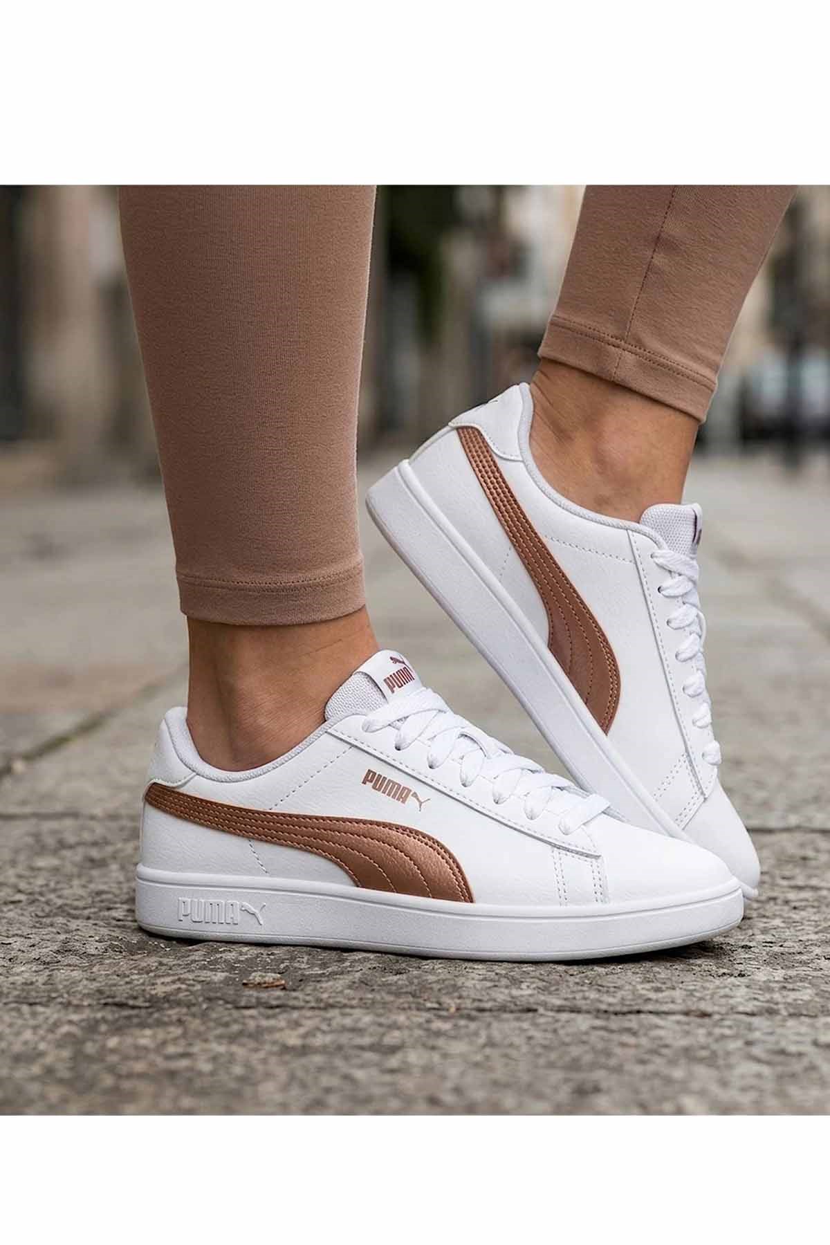 PUMASneakerPuma Rickie Classic Unisex Sneaker 394252-04Beyaz-Rose
