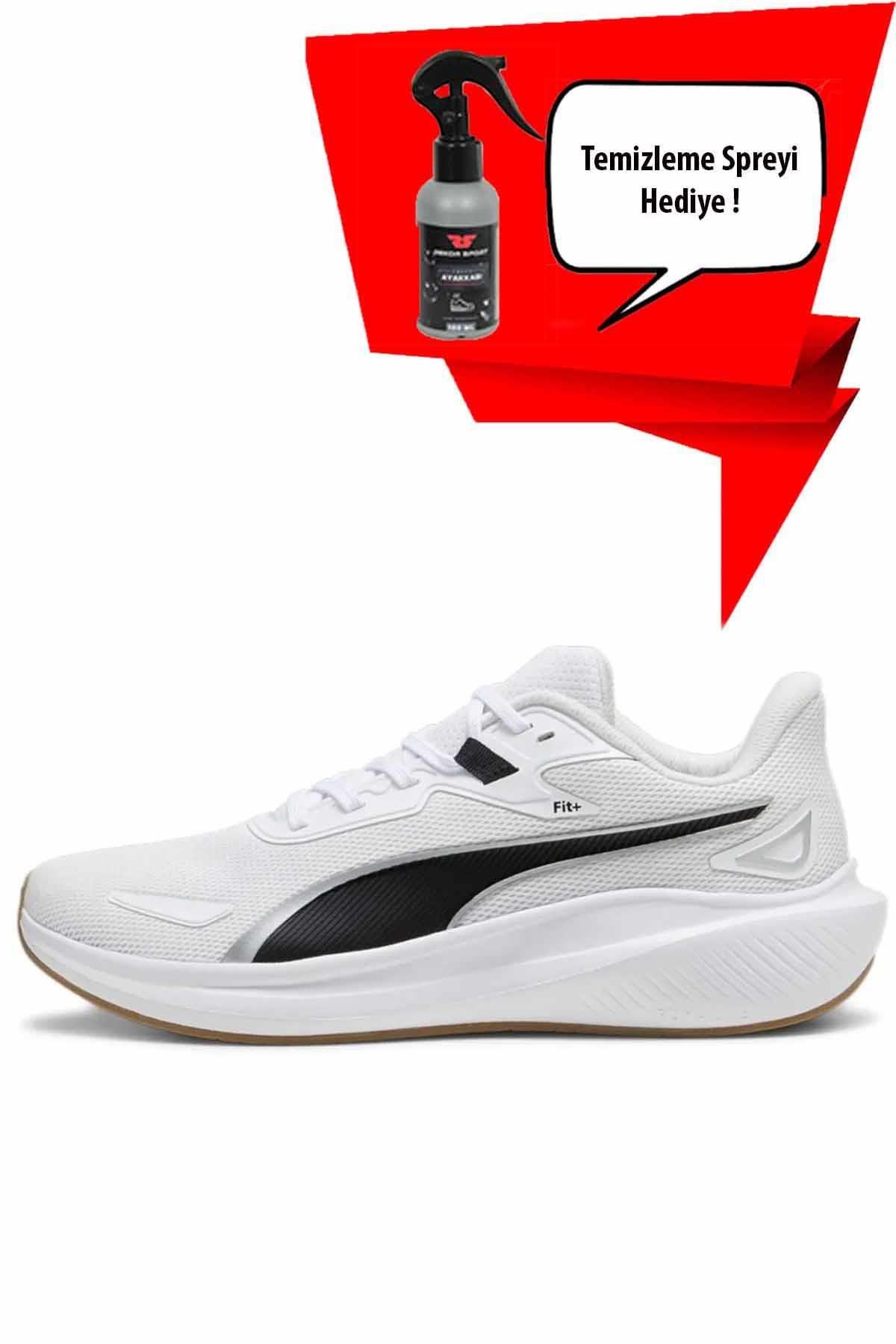 PUMASneakerPuma Skyrocket (Temizleme Sipreyi Hediye) Unisex Sneaker Ayakkabı 379437-11-1 BEYAZ