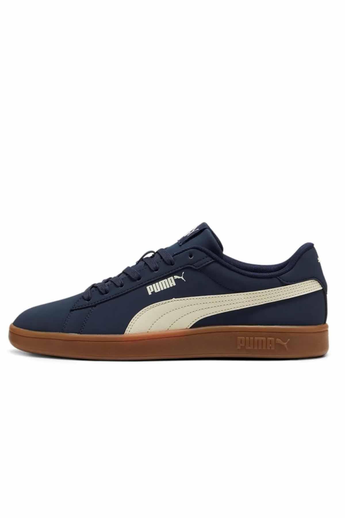 PUMASneakerPuma Smash 3.0 Buck Unisex Sneaker Ayakkabı 392336-10 Laci