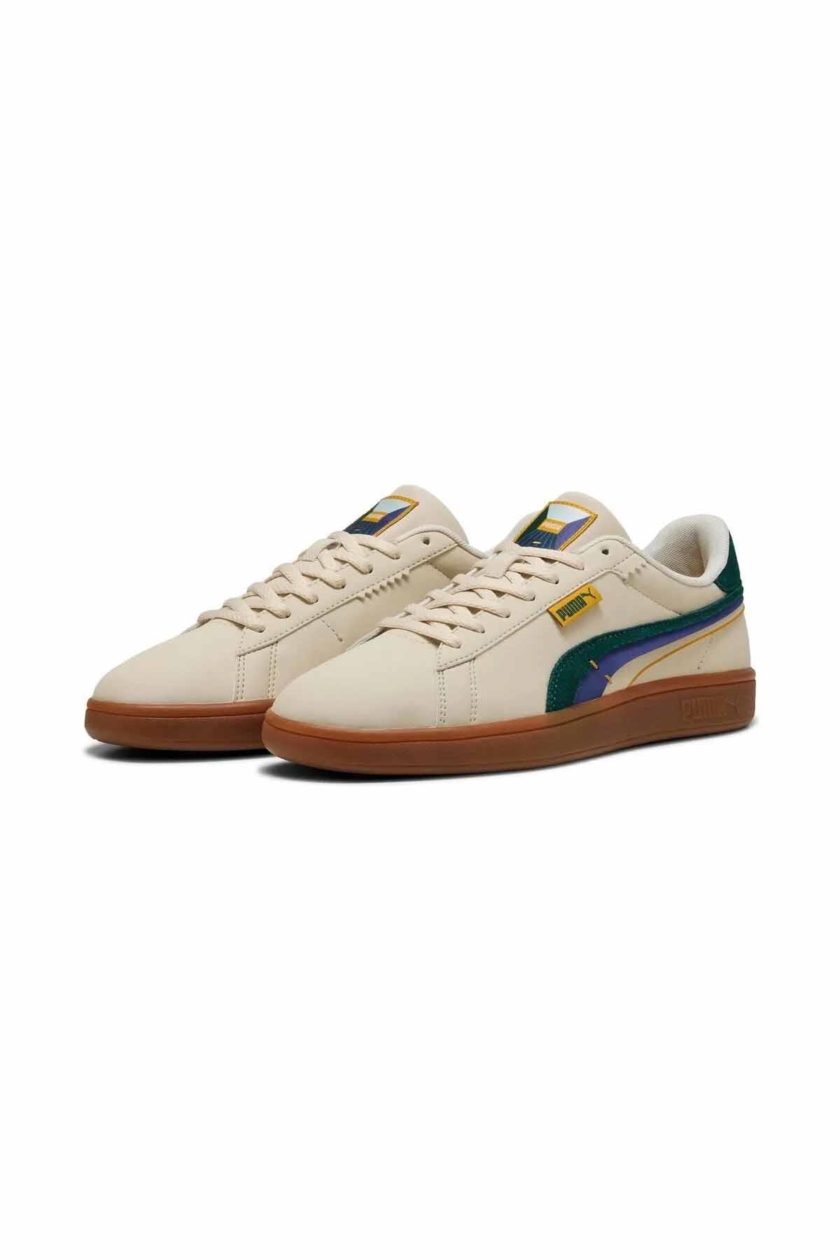 PUMASneakerPuma Smash 3.0 Greenside Erkek Sneaker Ayakkabı 400740-02 Çok Renkli
