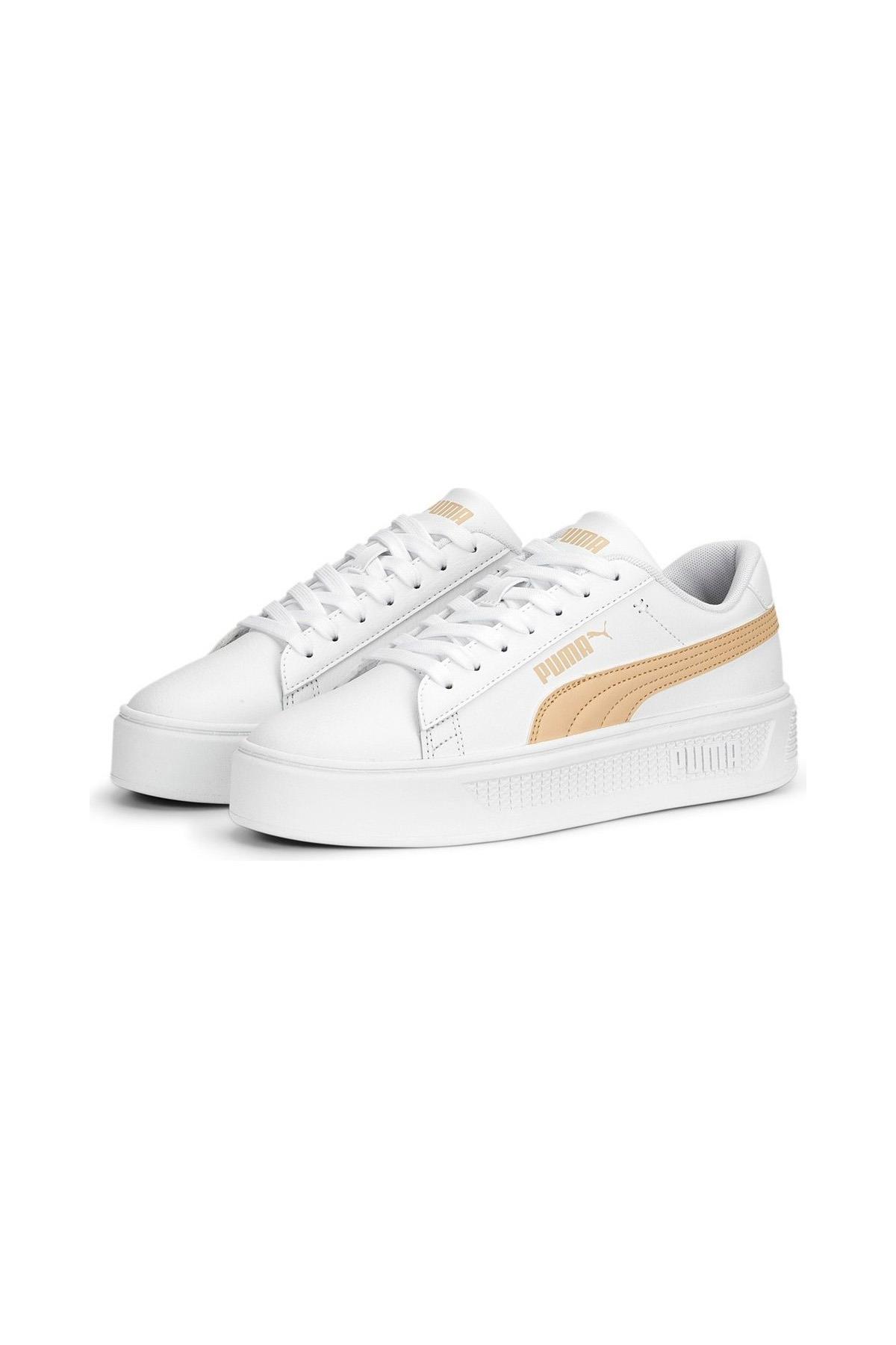 PUMASneakerPuma Smash Platform v3 Kadın Sneaker Ayakkabı 390758-19 Bej