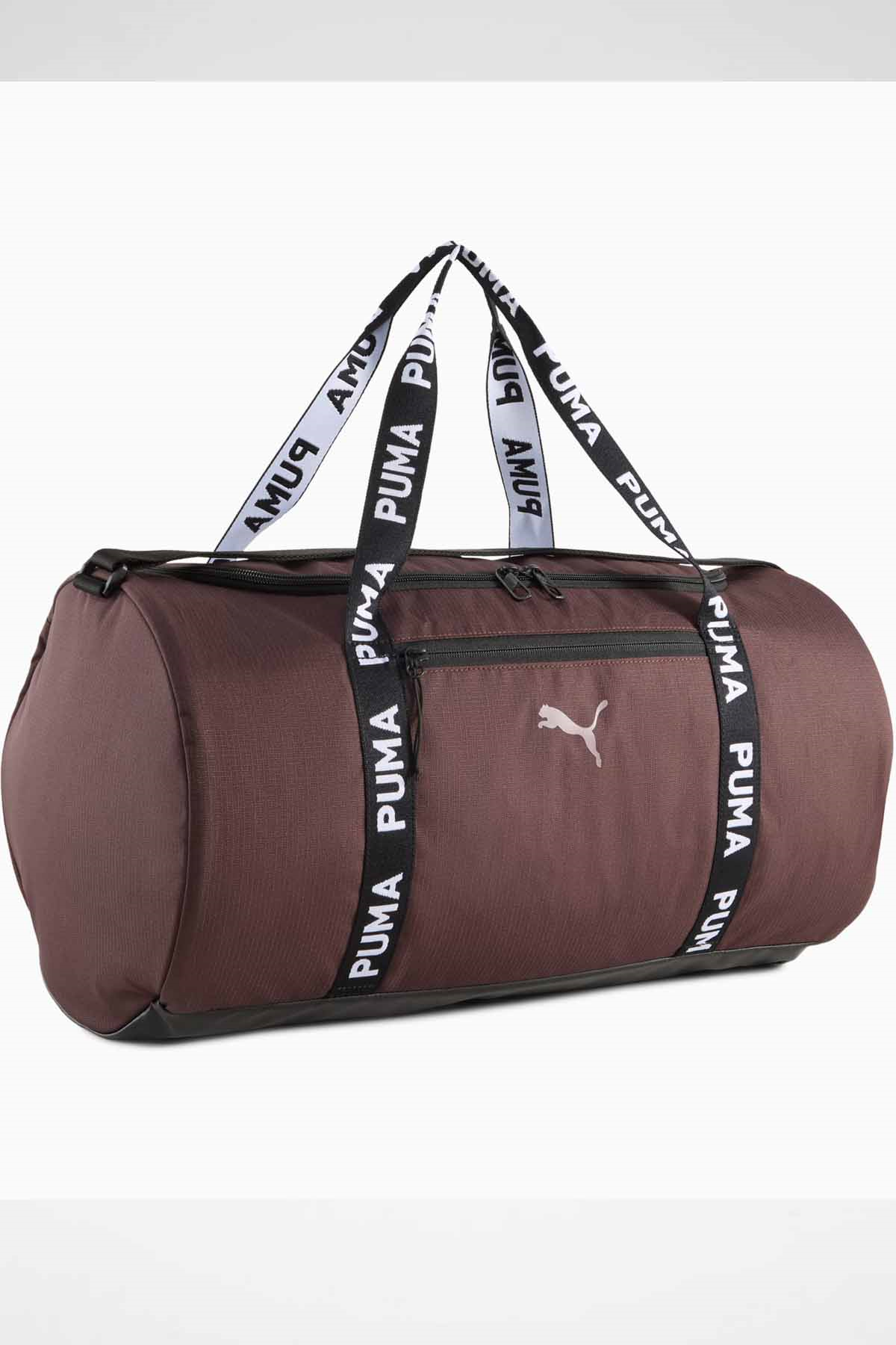 PUMASpor ve Seyehat ÇantasıPuma AT ESS Barrel Bag Kadın Spor ve Seyehat Çantası 091849-05 Kahverengi