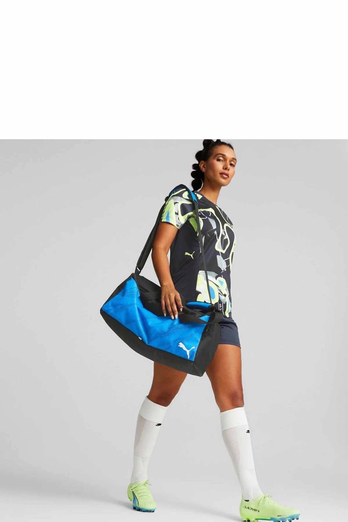 PUMASpor ve Seyehat ÇantasıPuma individualRISE Small Bag  079323 02 Blue Lemon