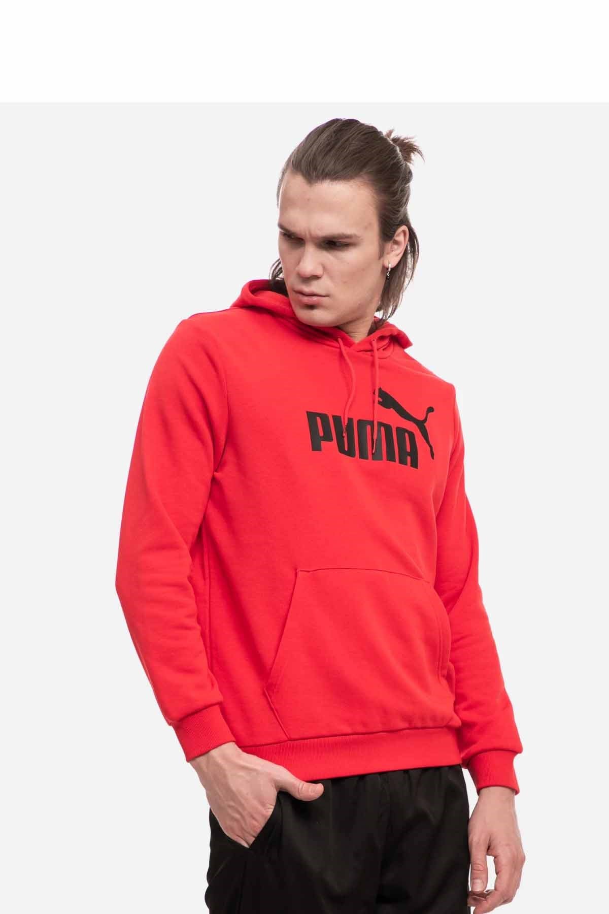 PUMASweatshirtPuma ESS Big Logo Hoodie Erkek Sweatshirt 586688 11 Red