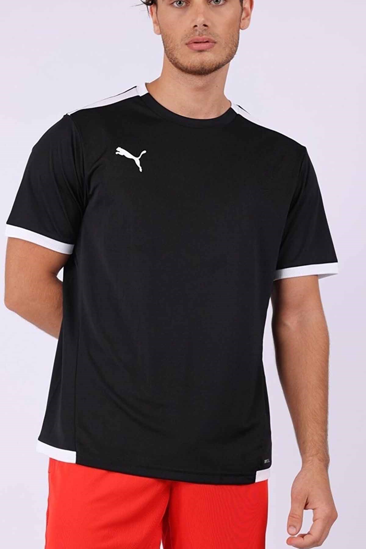 PUMATişörtPuma Erkek Tİşört Erkek Tişört 704917-03 SIYAH