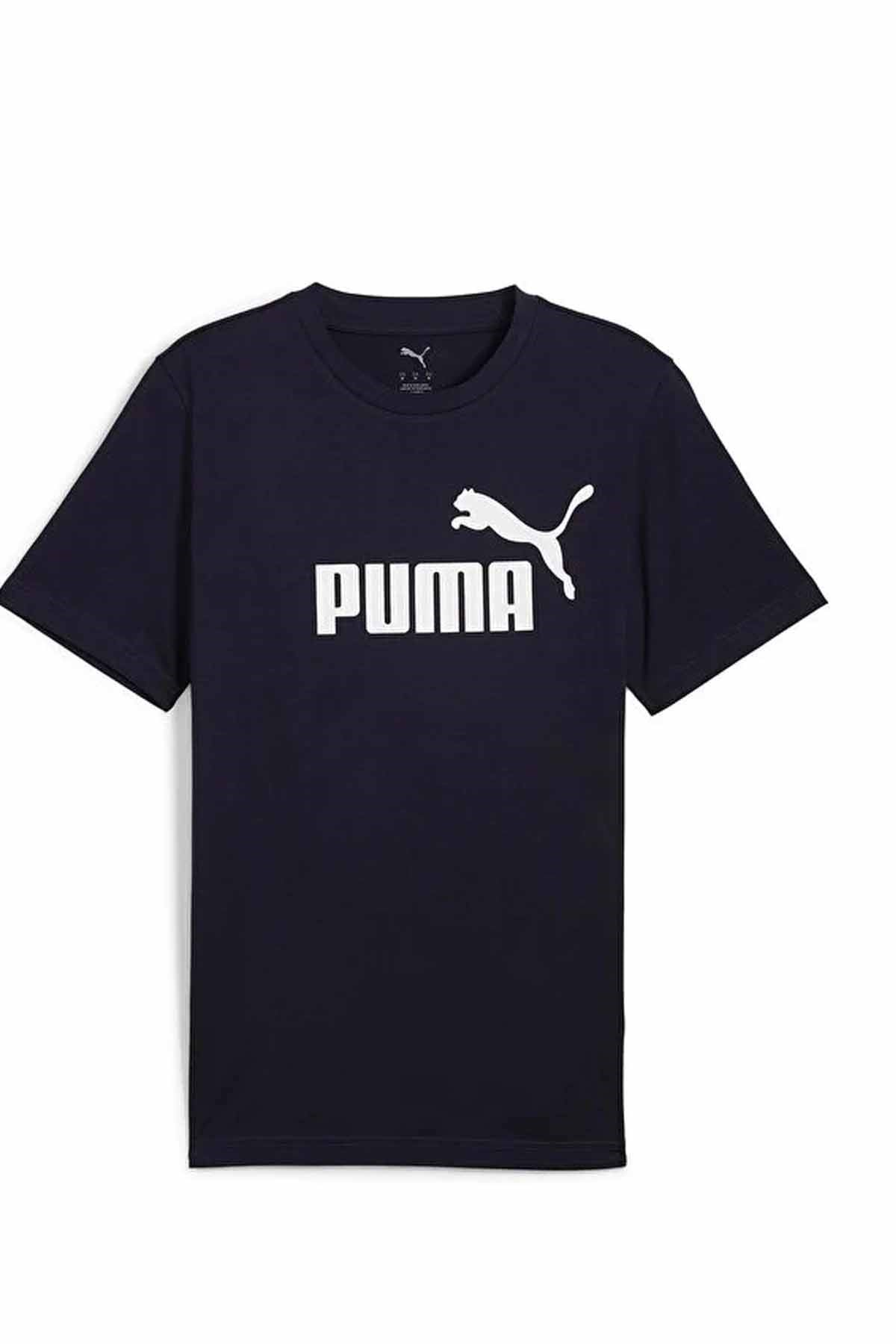 PUMATişörtPuma ESS No. 1 Logo Tee Erkek Tişört 682532-16 Lacivert