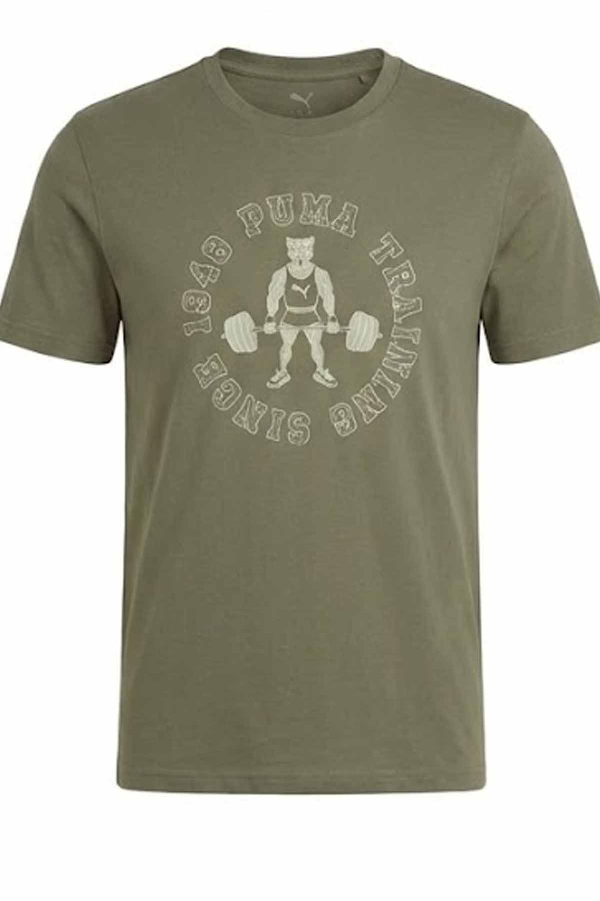 PUMATişörtPuma M GRAPHIC TEE 2 Erkek Tişört 528531-81 Haki