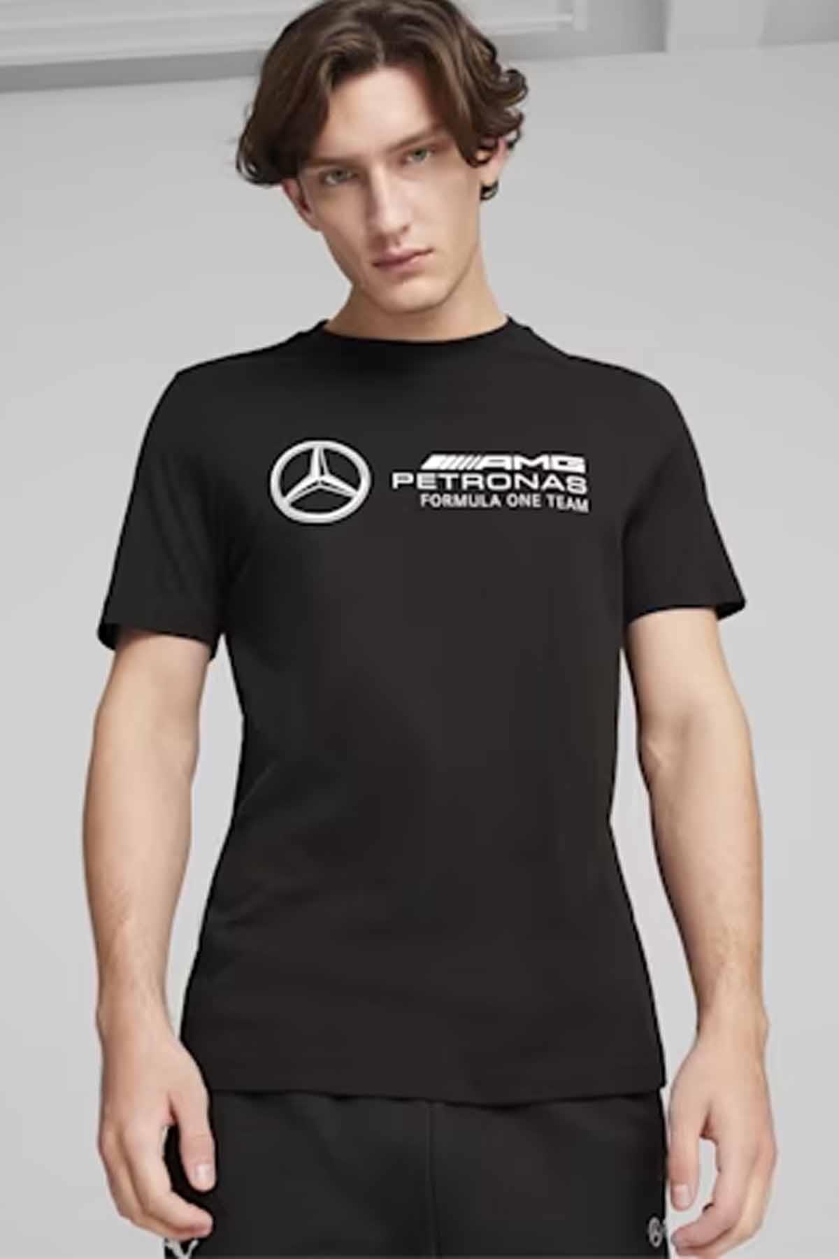 PUMATişörtPuma Mercedes AMG Tişört Erkek Tişört 623762-01 SIYAH