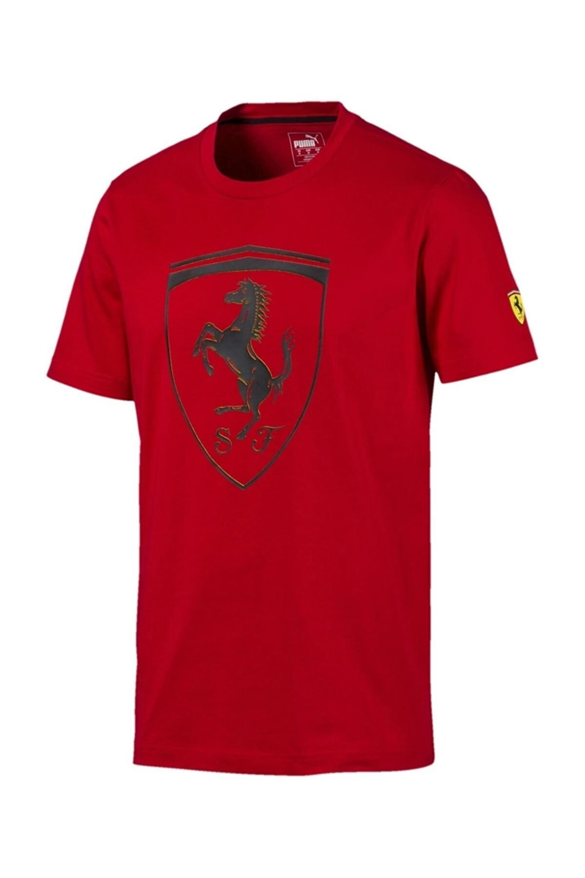PUMATişörtPuma Sf Big Shield Tee Erkek Tişört 595554-01 KIRMIZI