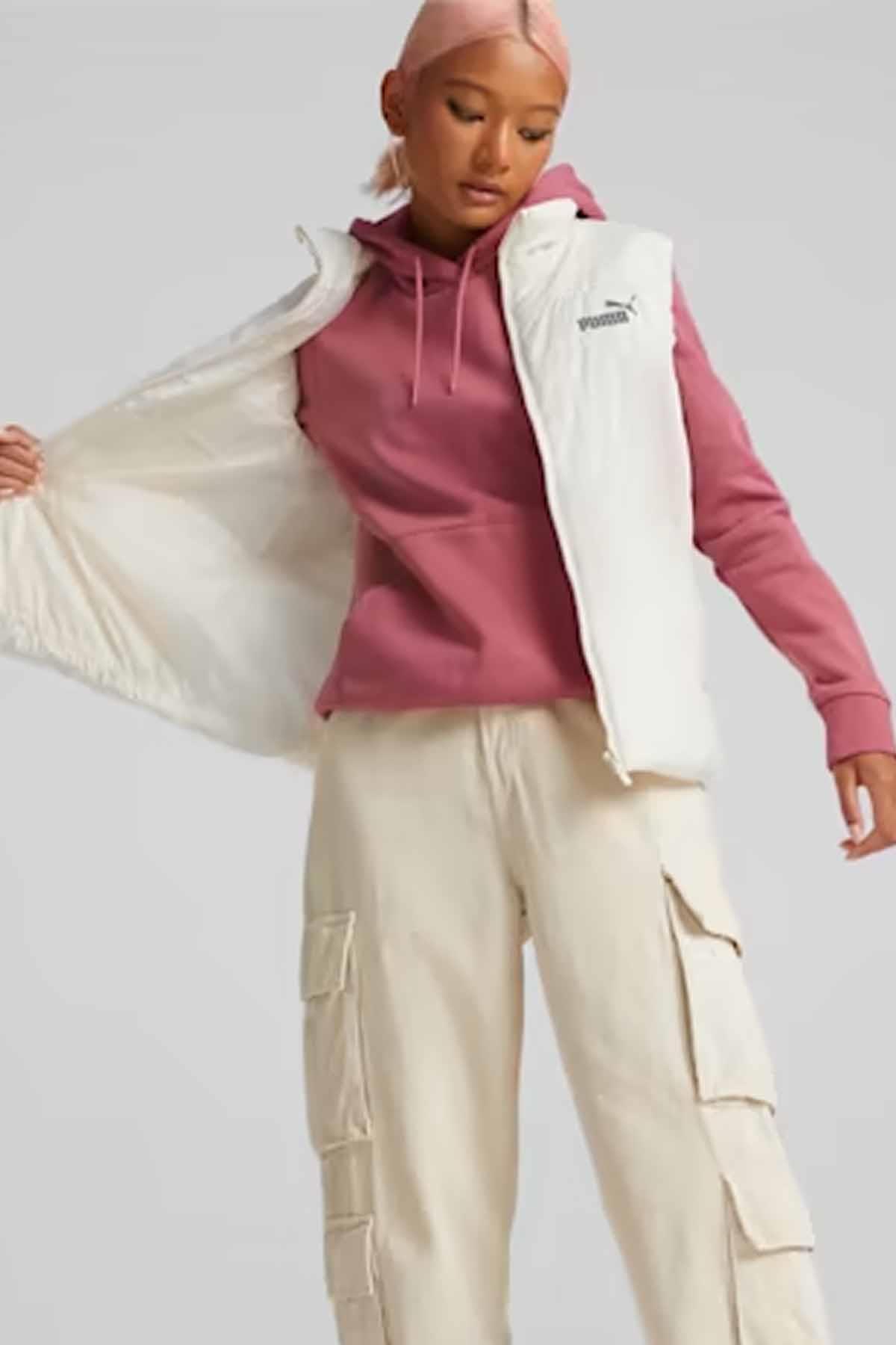 PUMAYelekPuma Ess Padded Vest Kadın Yelek 848941-87 Beyaz