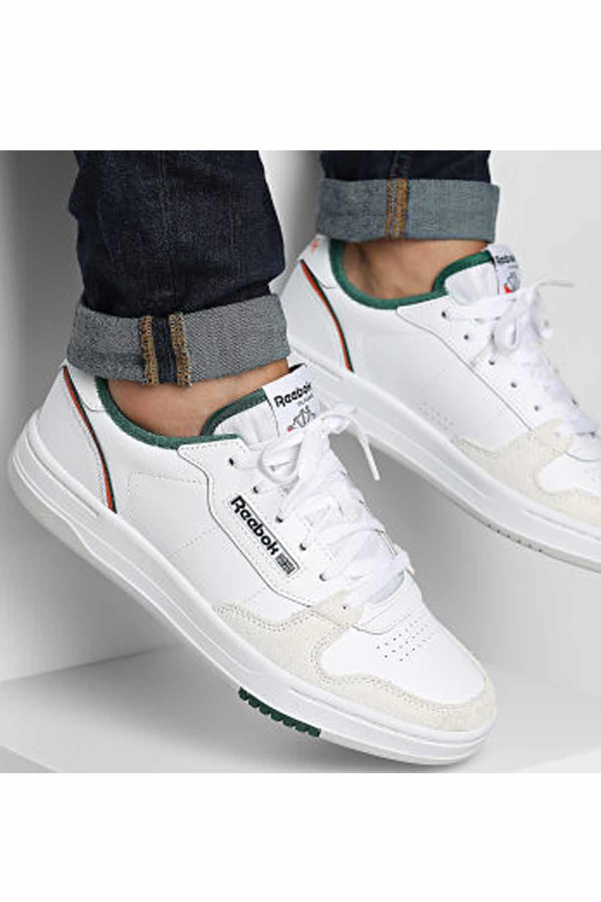 REEBOKSneakerReebok Phase Court Gerçek Deri Snekars Erkek Sneaker Ayakkabı 100201247BEYAZ