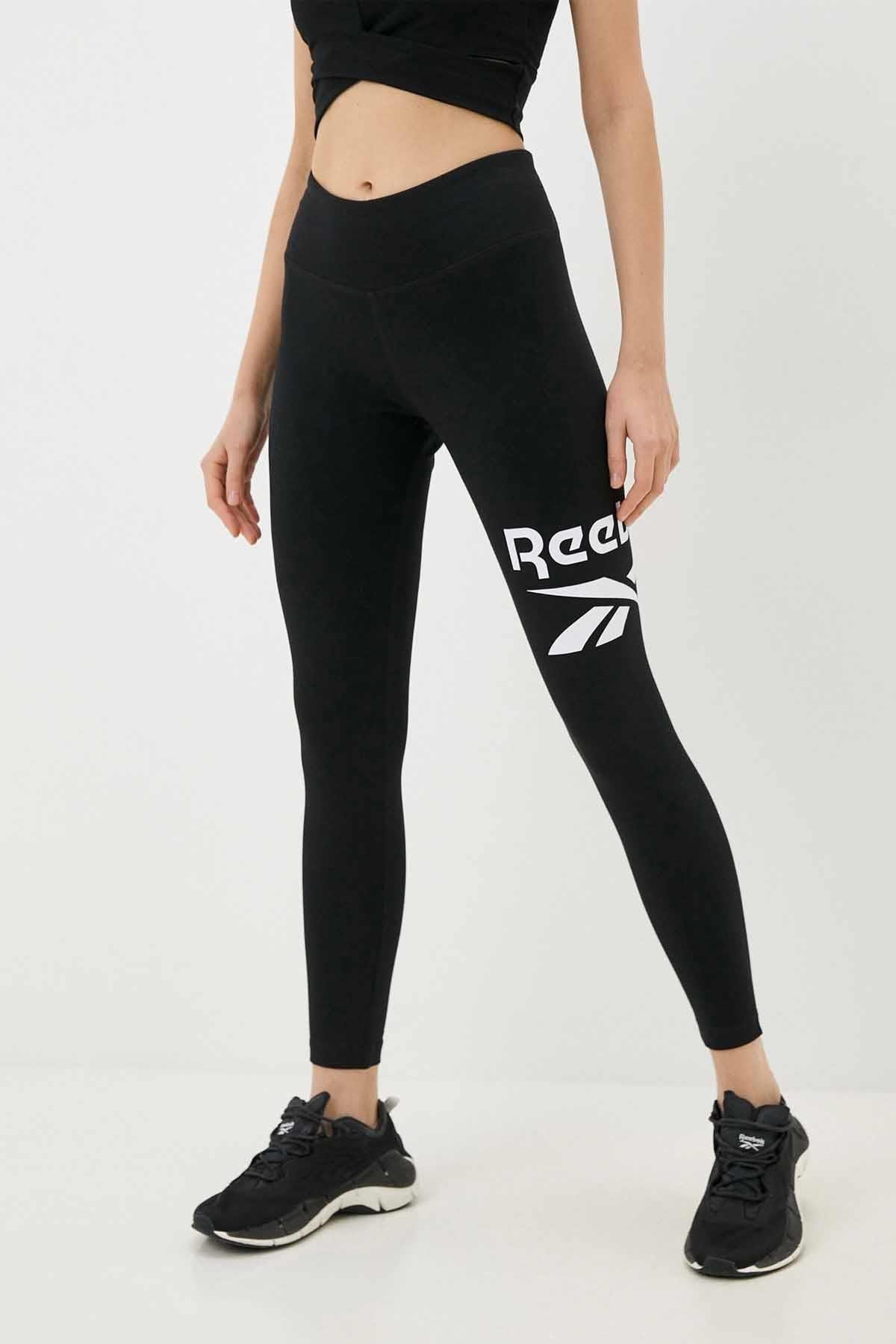 REEBOKTaytReebok RI BL Cotton Leggin Kadın Tayt 100042568Siyah