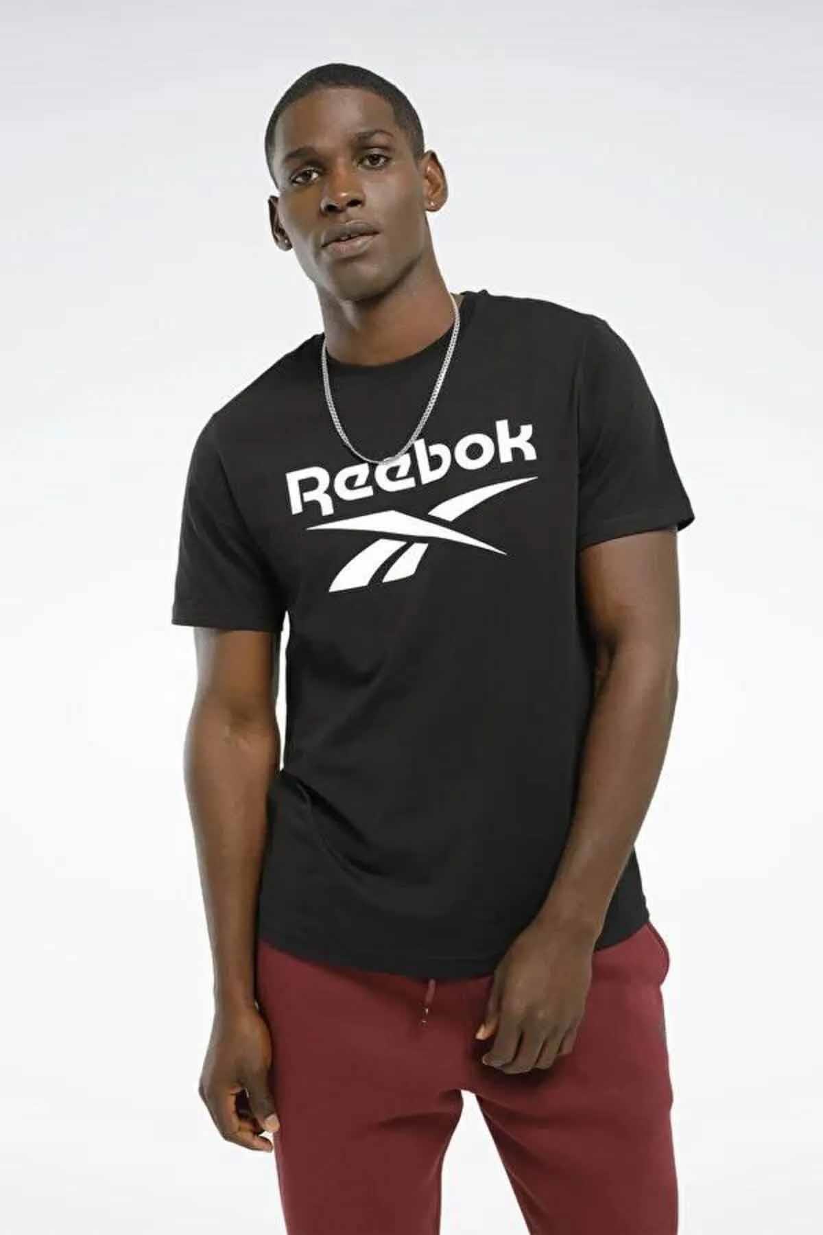 REEBOKTişörtReebok Identity Small Log Erkek Tişört 100070405Siyah