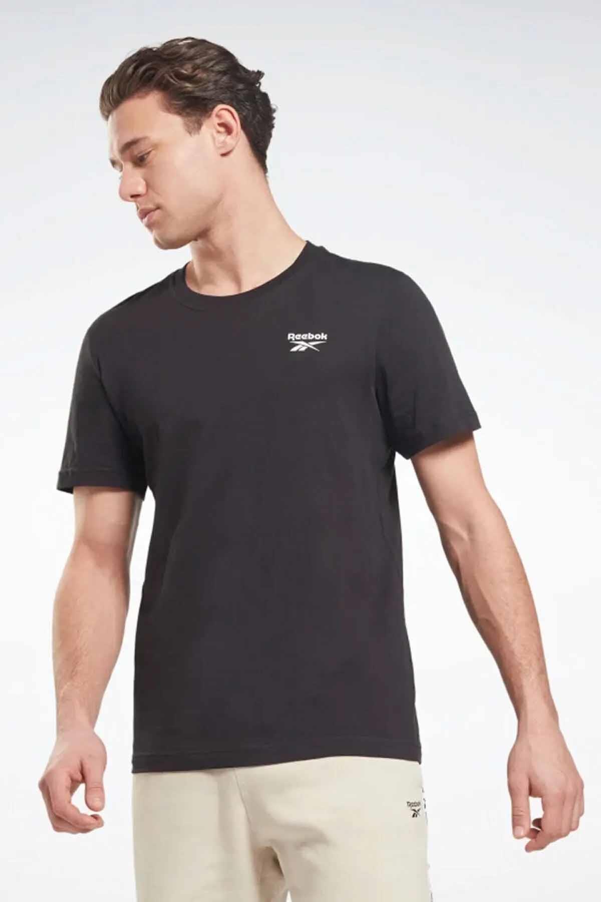 REEBOKTişörtReebok RI Left Chest Logo Erkek Tişört 100054973Siyah