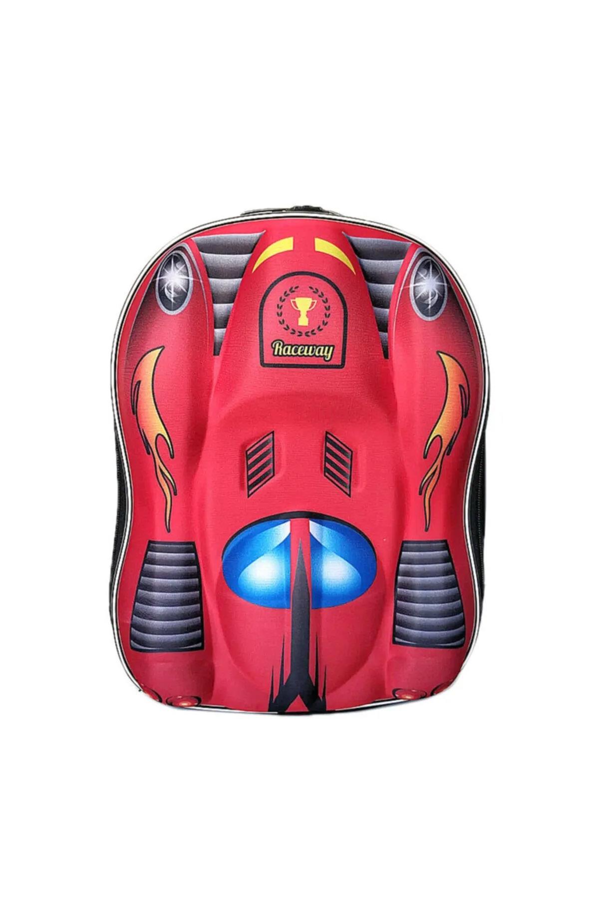 REKOR SPOROkul ÇantasıRS Ana Okulu Çantası Kabartma Baskılı 32x13x11 Unisex Okul Çantası RS-0054KIRMIZI